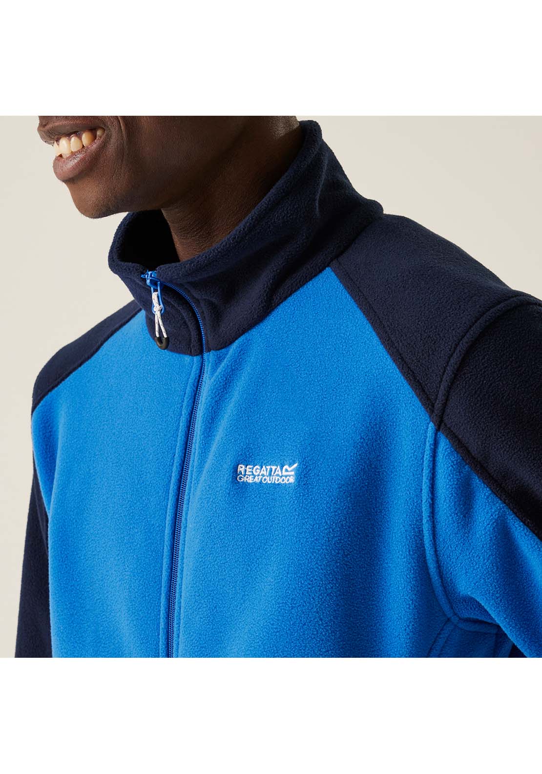 Regatta Full Zip Fleece - Blue / Navy 3 Shaws Department Stores