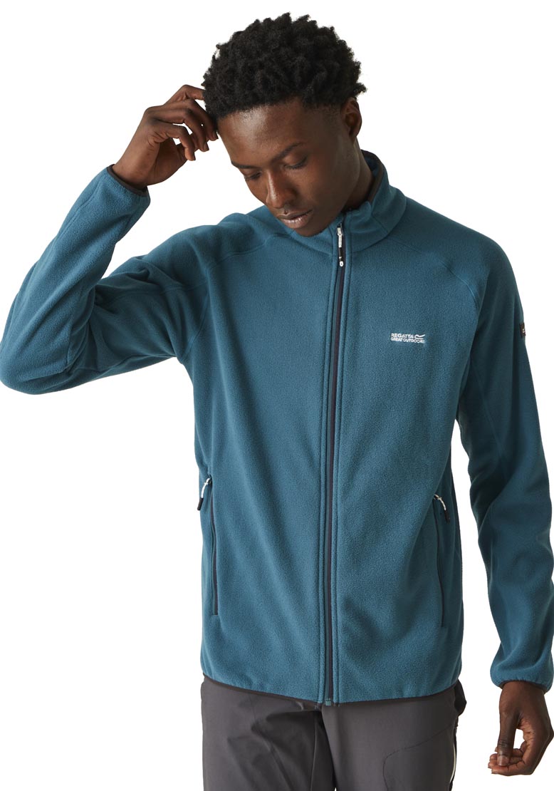 Regatta Hadfield Full Zip Fleece - Moroccan Navy 1 Shaws Department Stores