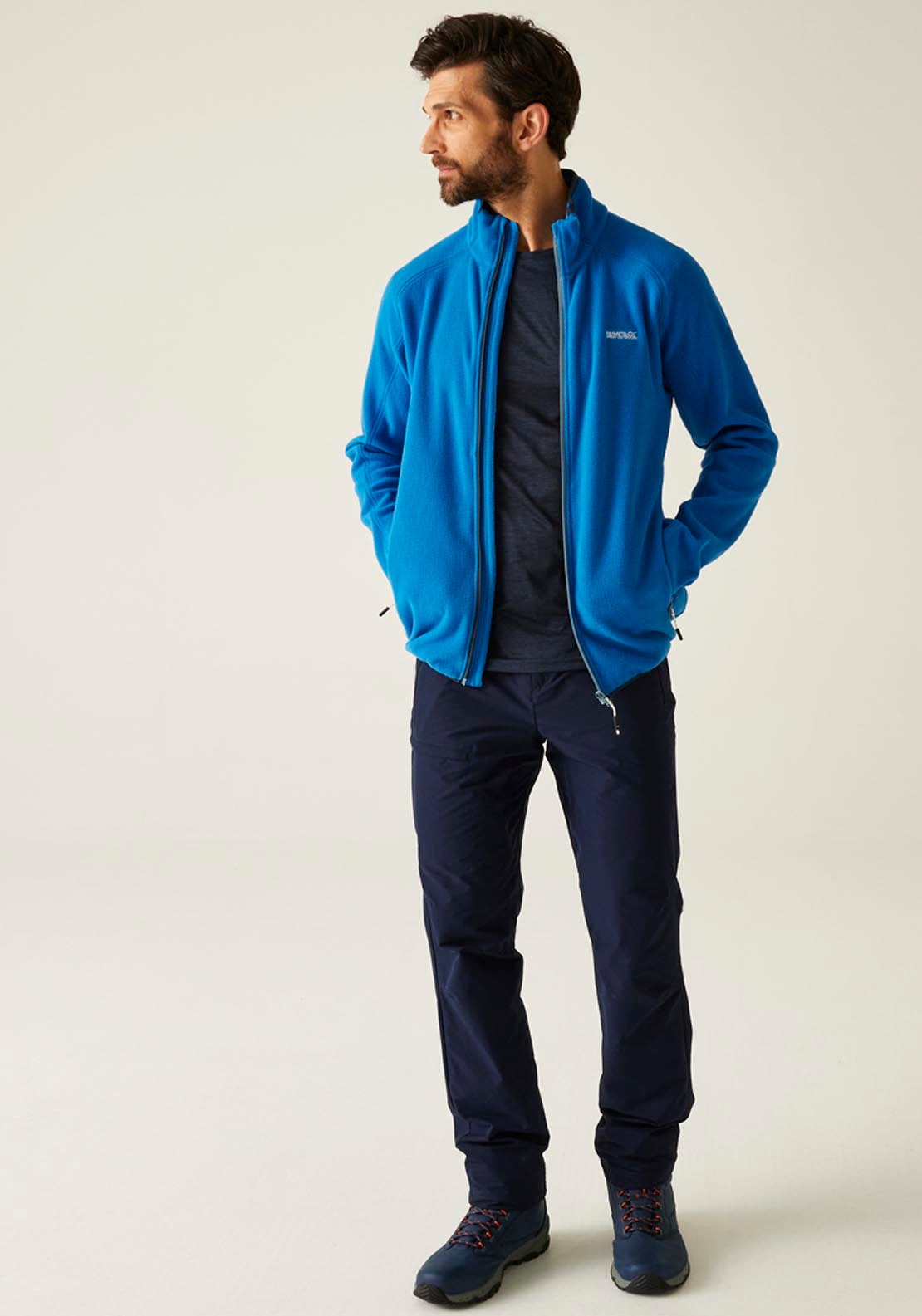 Hadfield Full Zip Fleece - Blue