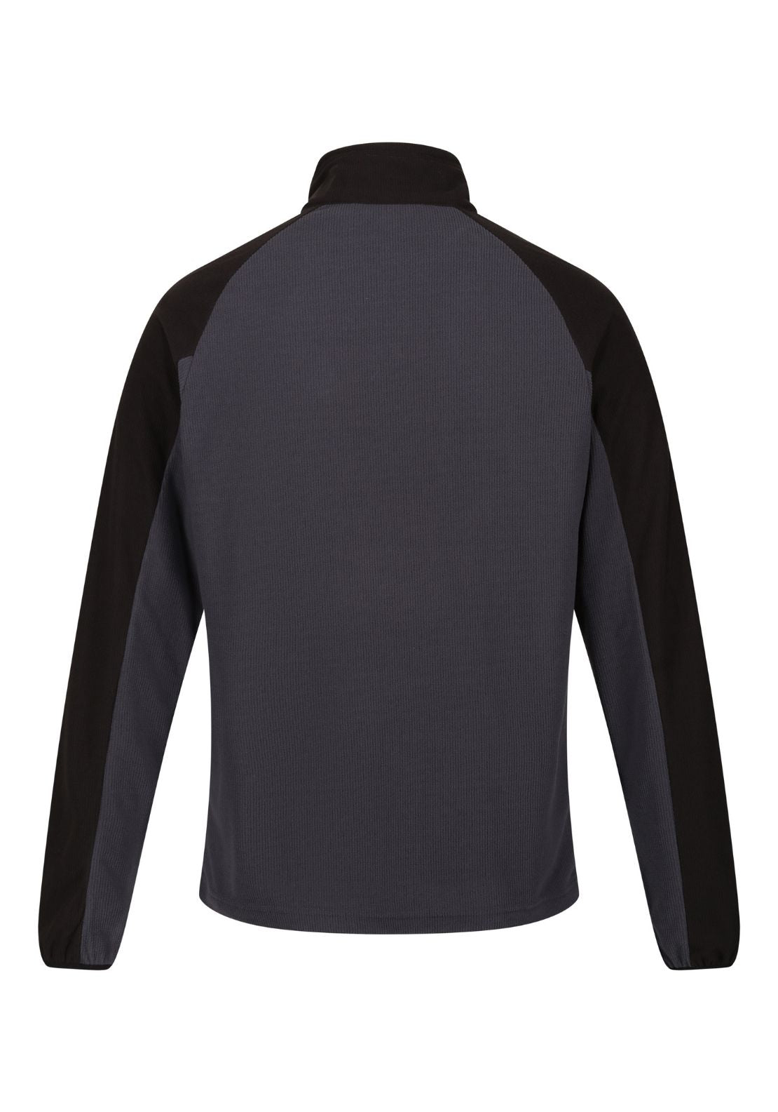 Regatta Elson Ii 1/4 Zip Fleece - Seal Grey Black 6 Shaws Department Stores
