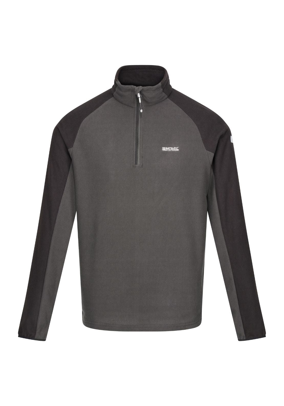 Regatta Elson Ii 1/4 Zip Fleece - Ash/black 5 Shaws Department Stores