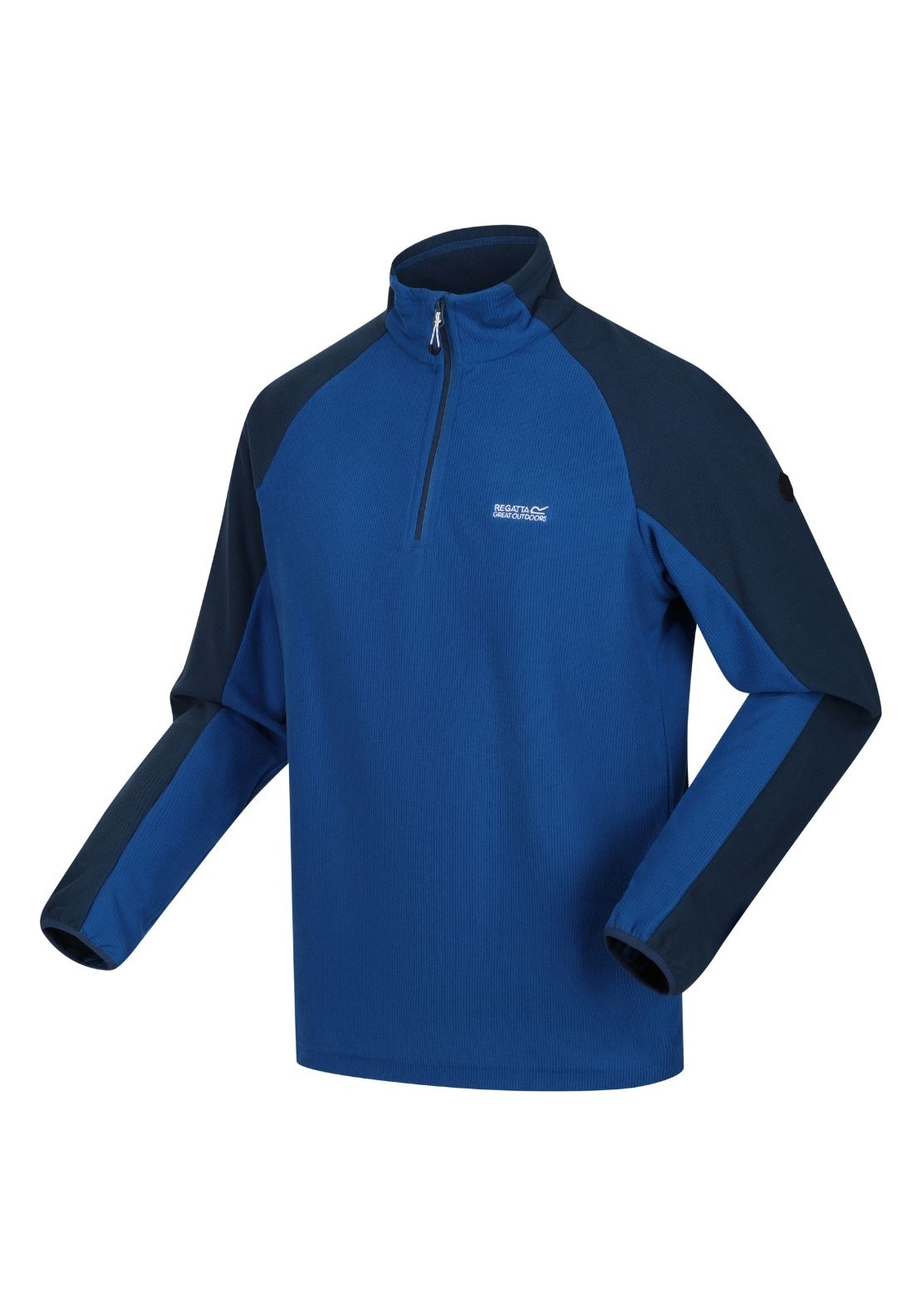 Regatta Elson Ii 1/4 Zip Fleece - Snorkel Blue Sea Pine 7 Shaws Department Stores