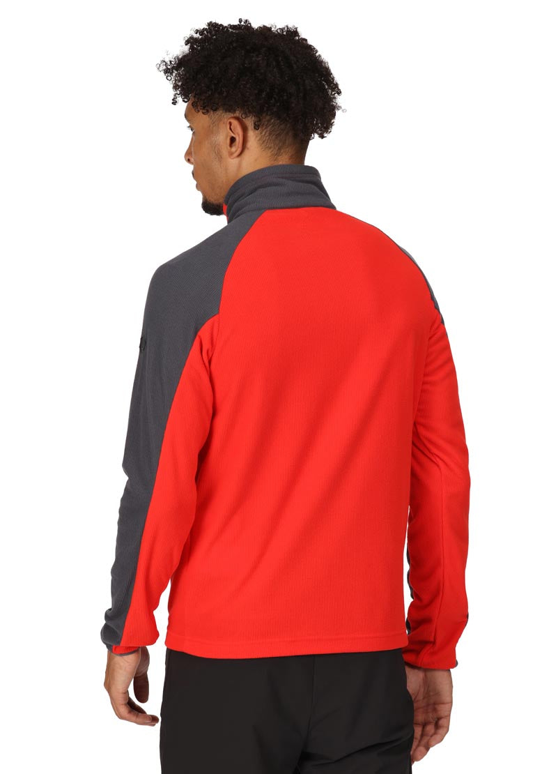 Regatta Elson Ii 1/4 Zip Fleece - Seville Seal Grey 2 Shaws Department Stores