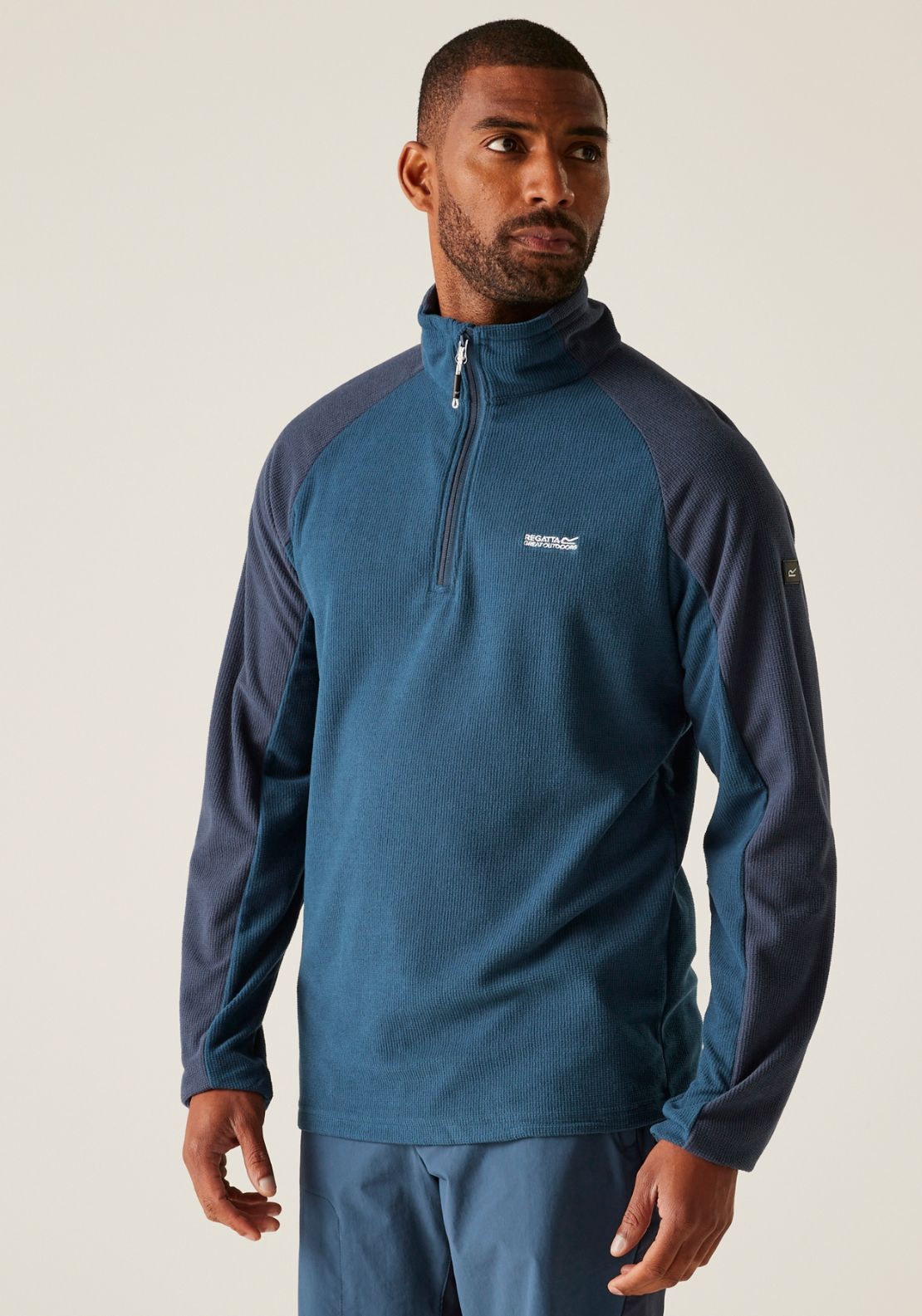 Regatta Elson Ii 1/4 Zip Fleece - Moonltdn/nvy 1 Shaws Department Stores