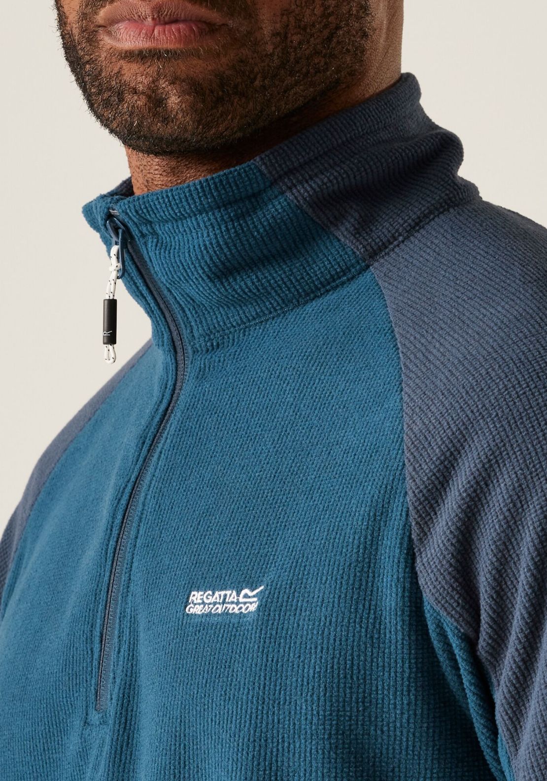 Regatta Elson Ii 1/4 Zip Fleece - Moonltdn/nvy 4 Shaws Department Stores