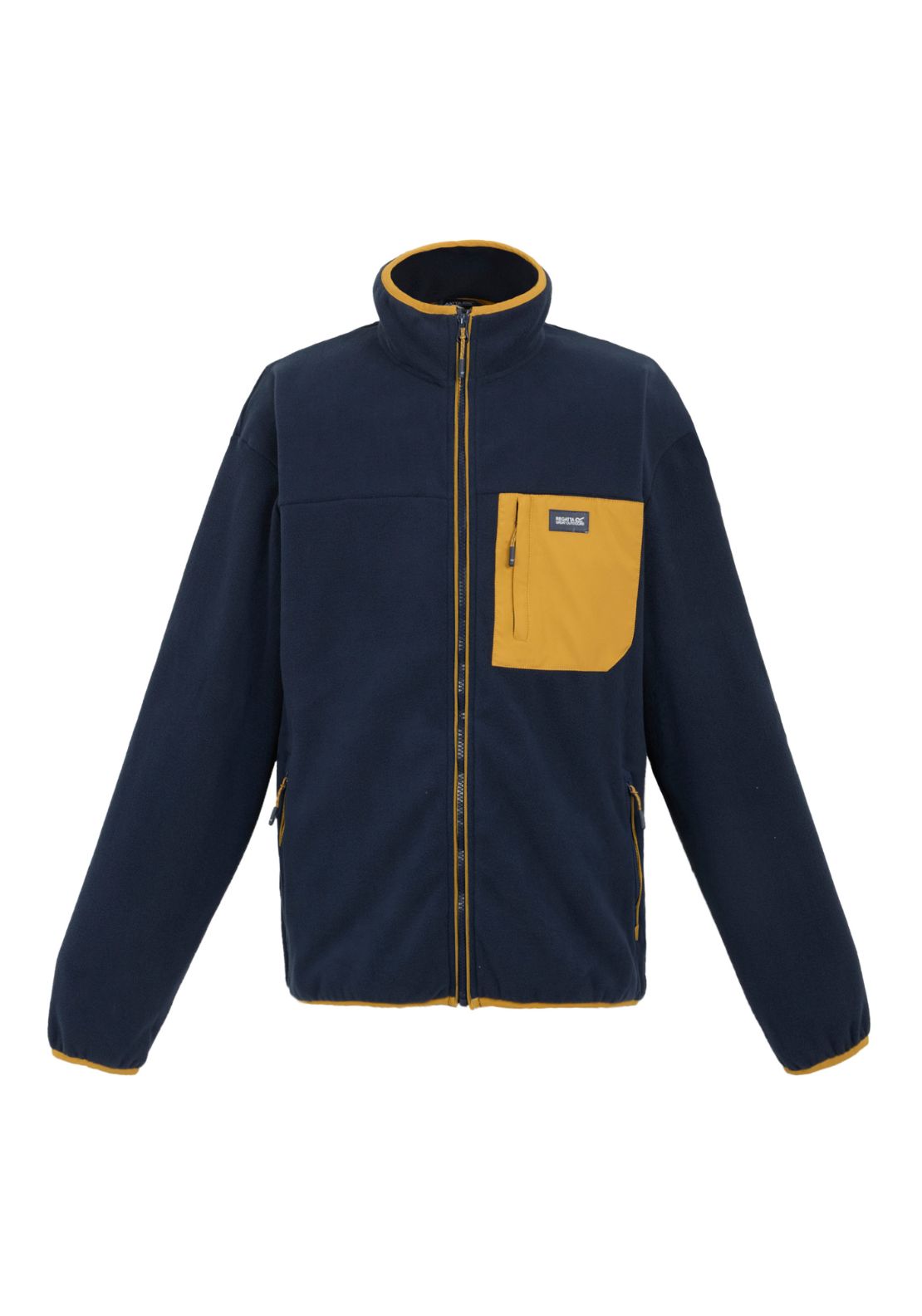 Regatta Frankie Full Zip Fleece - Navy / Yellow 5 Shaws Department Stores