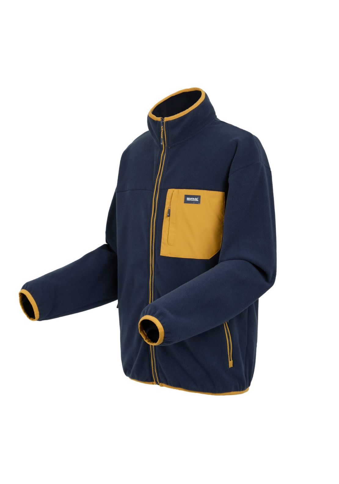 Regatta Frankie Full Zip Fleece - Navy / Yellow 7 Shaws Department Stores