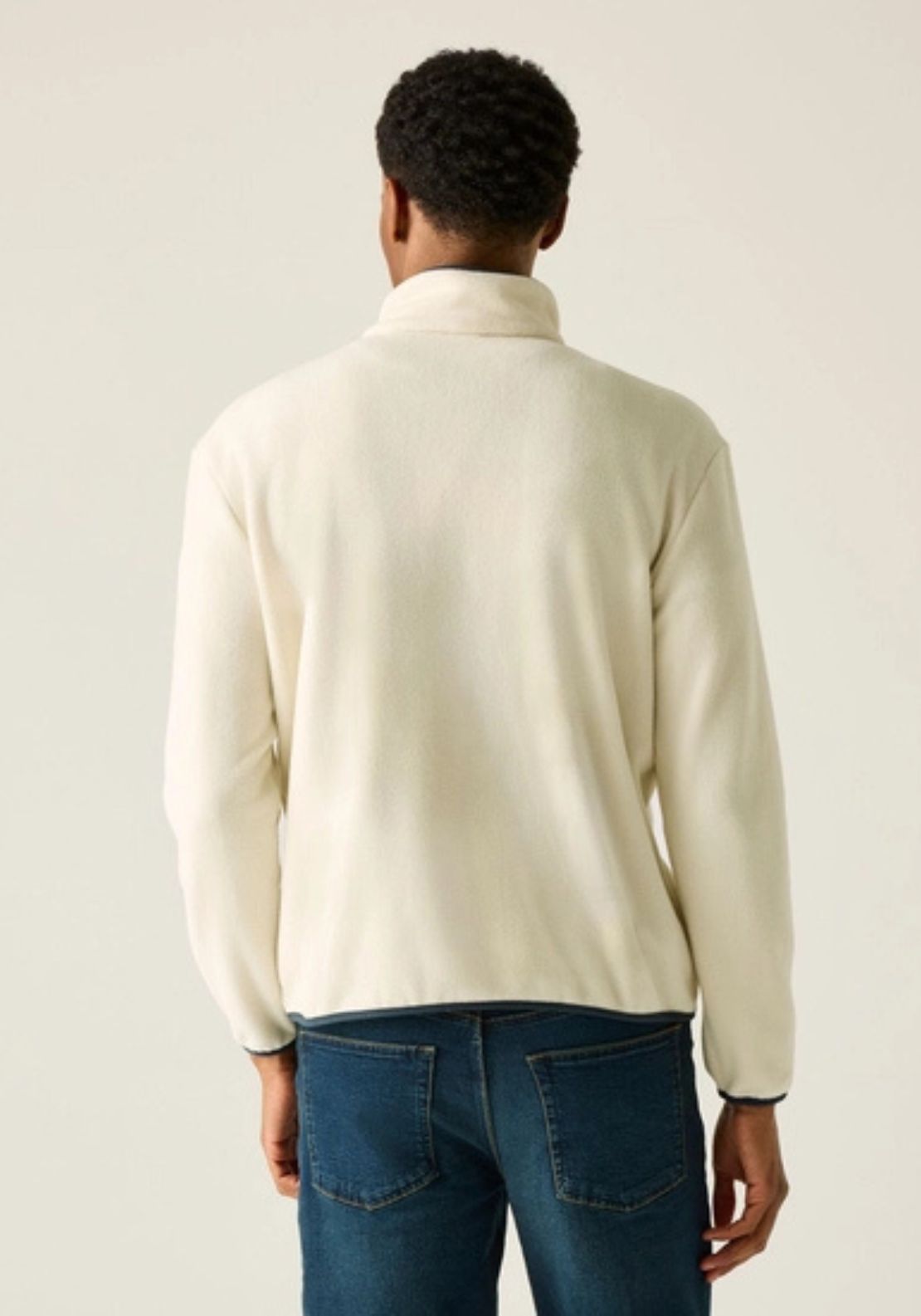 Regatta Frankie Half Zip Fleece - White Stone 2 Shaws Department Stores