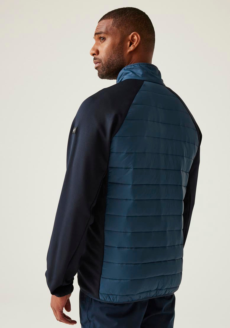 Regatta Clumber Iv Hybrid Fleece - Moonltdn/nvy 2 Shaws Department Stores