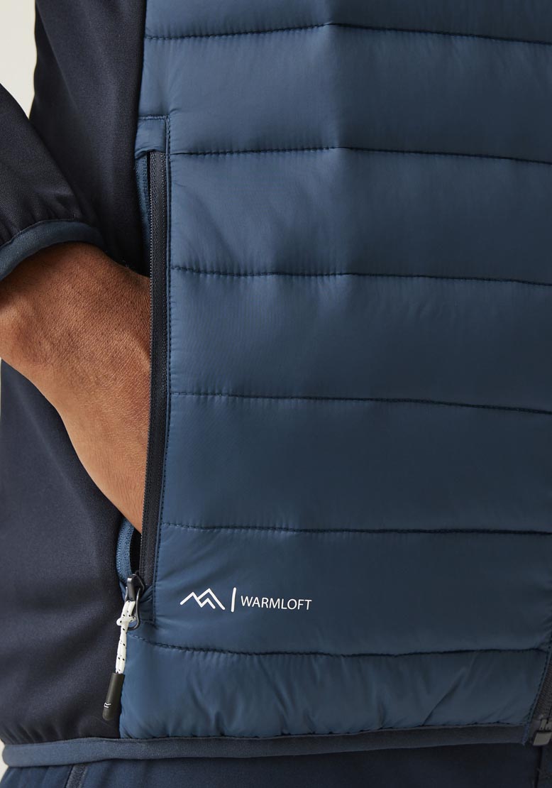 Regatta Clumber Iv Hybrid Fleece - Moonltdn/nvy 6 Shaws Department Stores