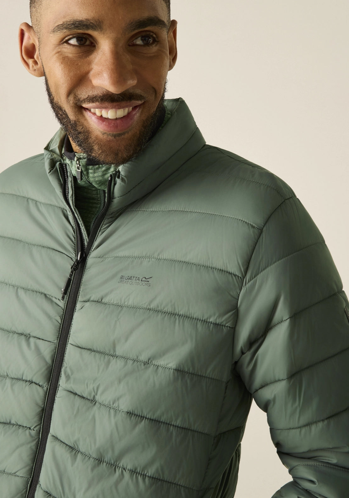 Marizion Light Puffa Jacket - Dark Forest
