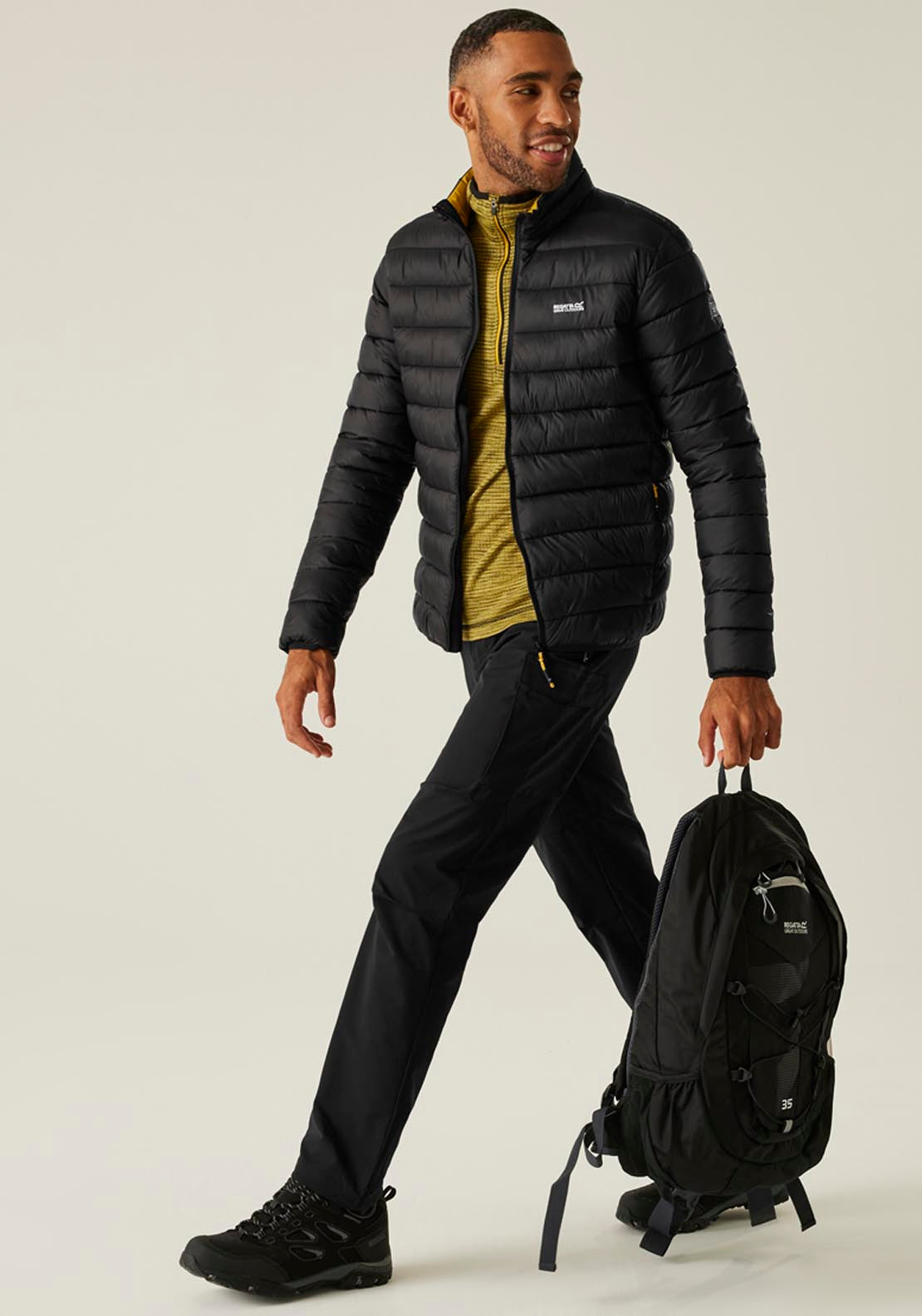 Regatta Marizion Light Puffa Jacket - Black 4 Shaws Department Stores