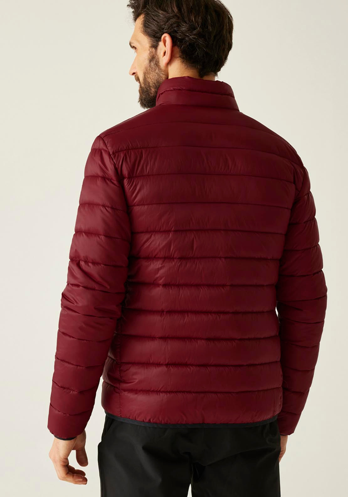 Regatta Marizion Light Puffa Jacket - Dark Maroon 2 Shaws Department Stores