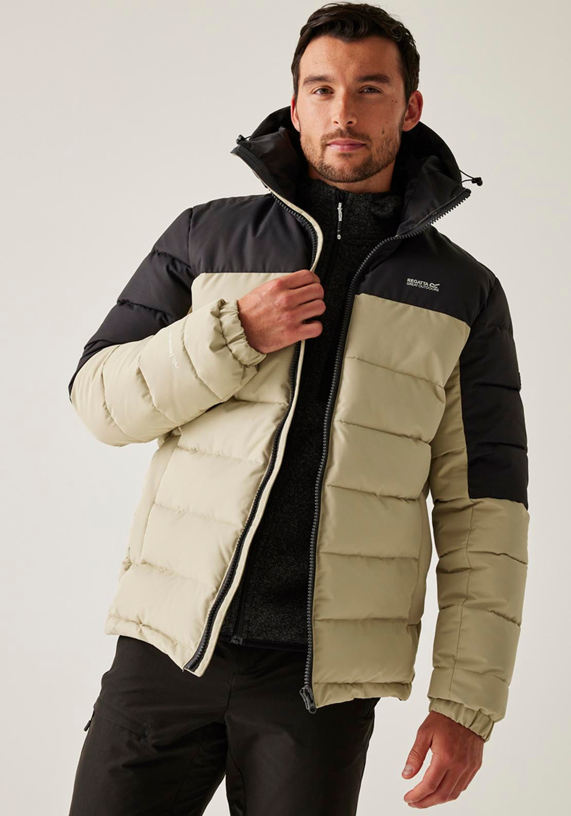 Aldthorn Puffa Jacket - Abbeystone/ash