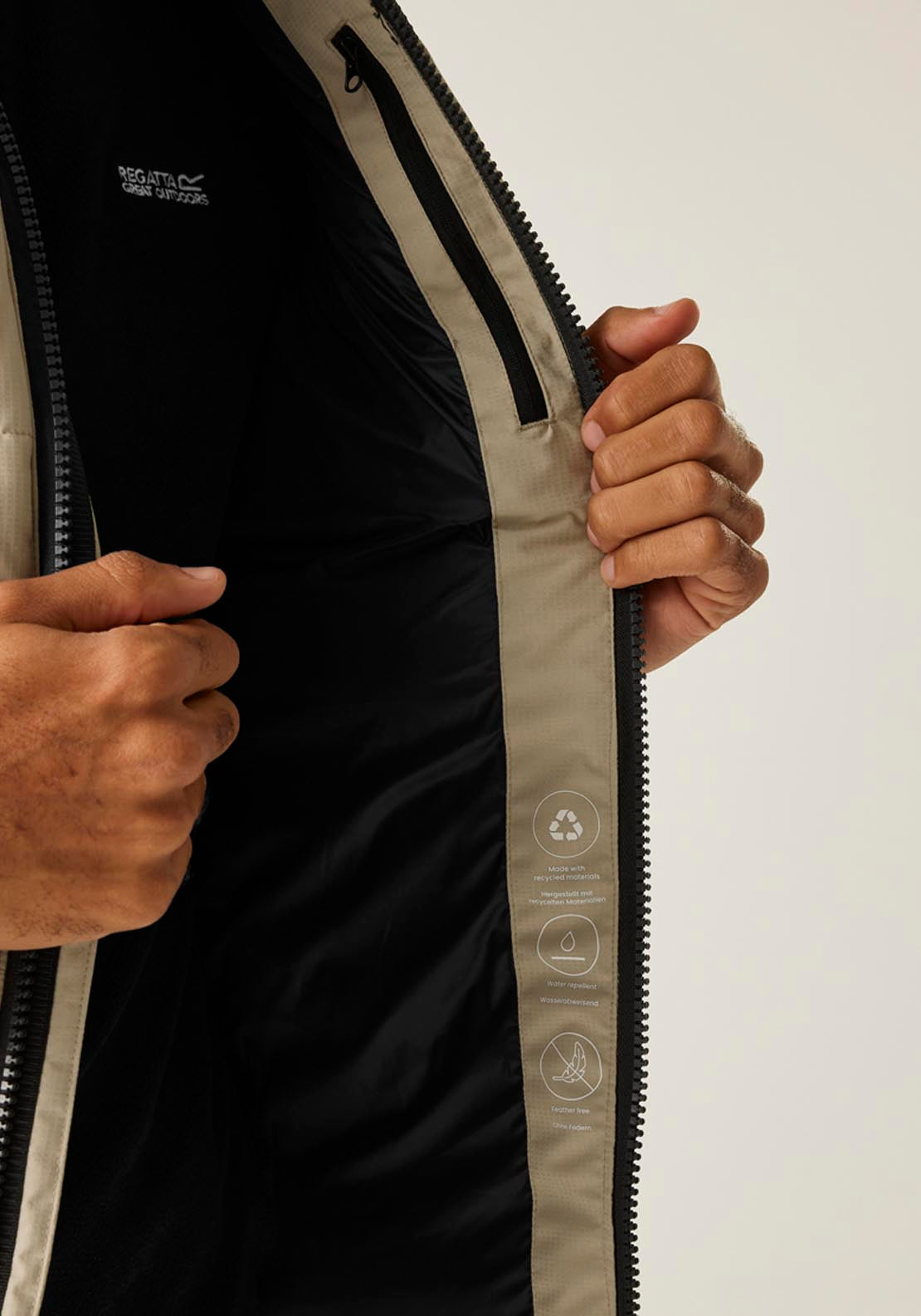 Aldthorn Puffa Jacket - Abbeystone/ash