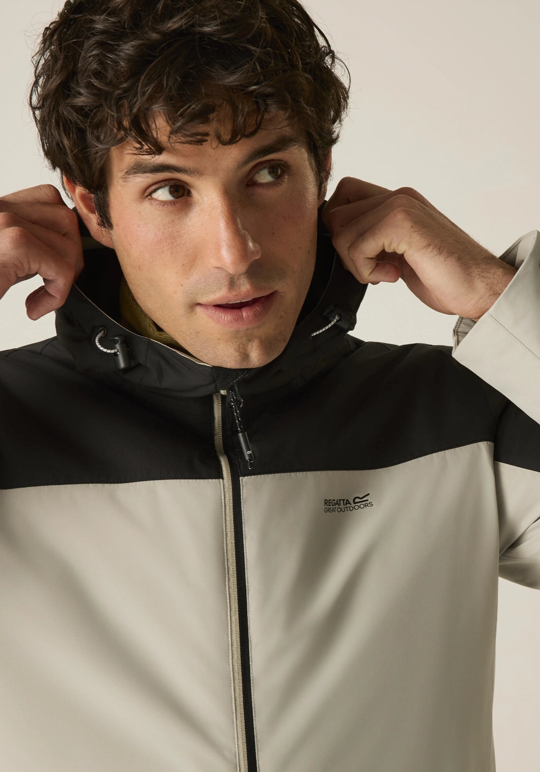 Thornridge 3/4 Jacket - Abbeystone/black