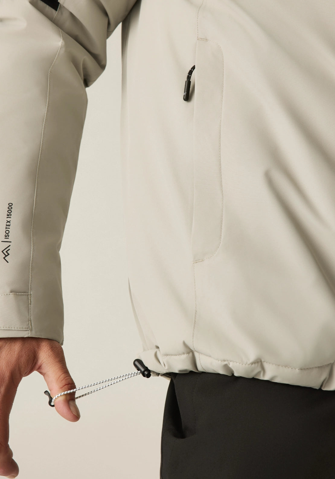 Thornridge 3/4 Jacket - Abbeystone/black