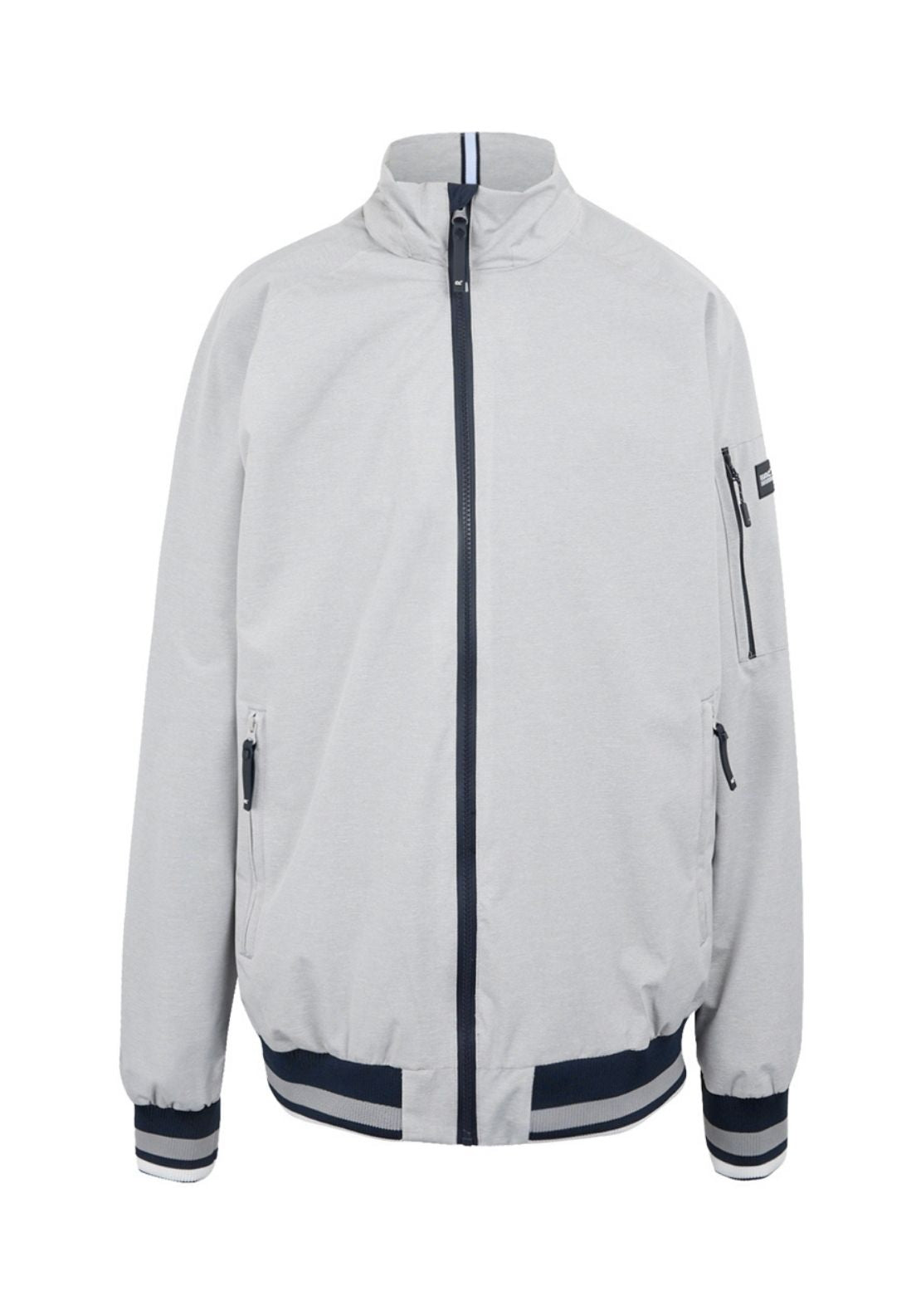 Regatta Shorebay Short Jacket - Silver Grey Linear Stripe 13 Shaws Department Stores