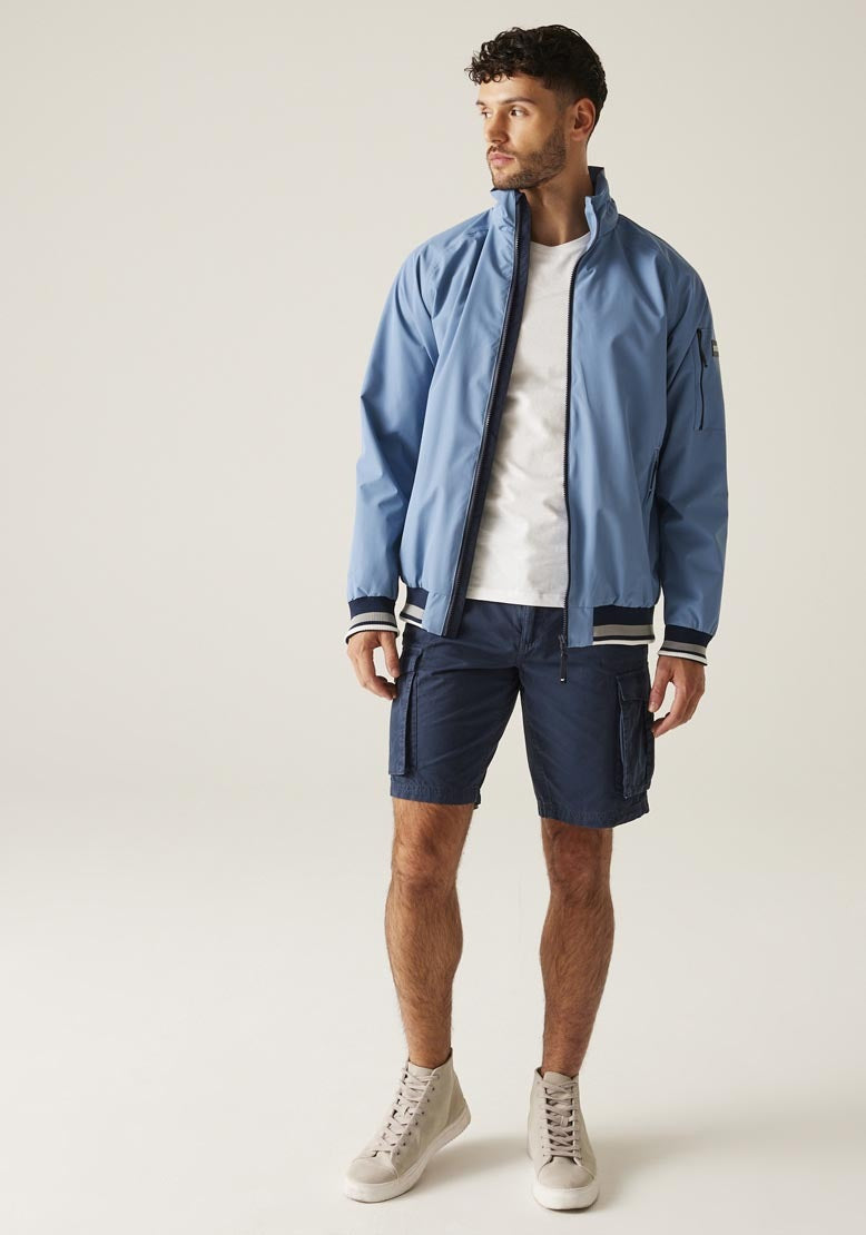 Regatta Shorebay Short Jacket - Blue 2 Shaws Department Stores