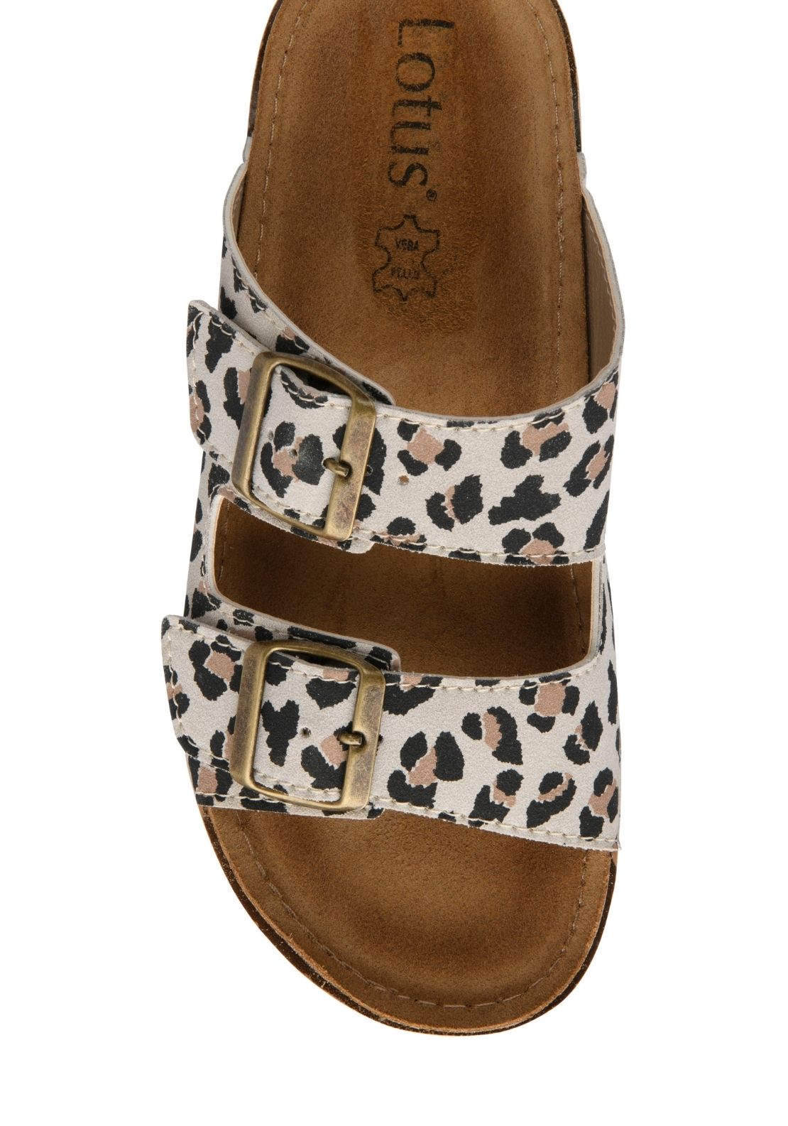 Lotus Pos Rome Sandal - Leopard 3 Shaws Department Stores