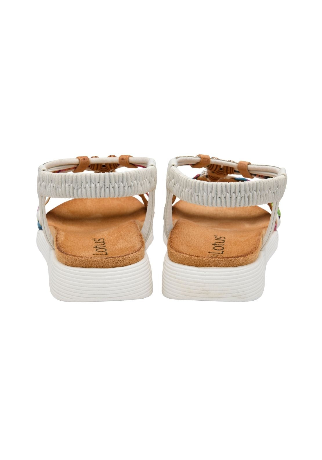 Lotus Pos Russo Sandal - White 4 Shaws Department Stores