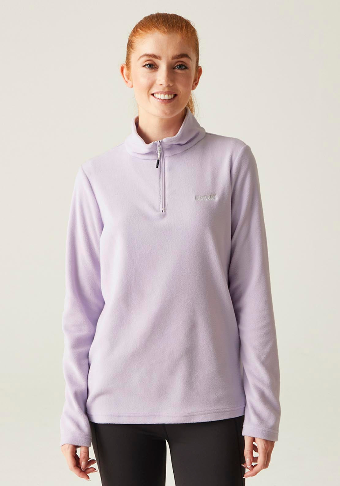 Regatta Sweethart 1/2 Zip - Purple 1 Shaws Department Stores