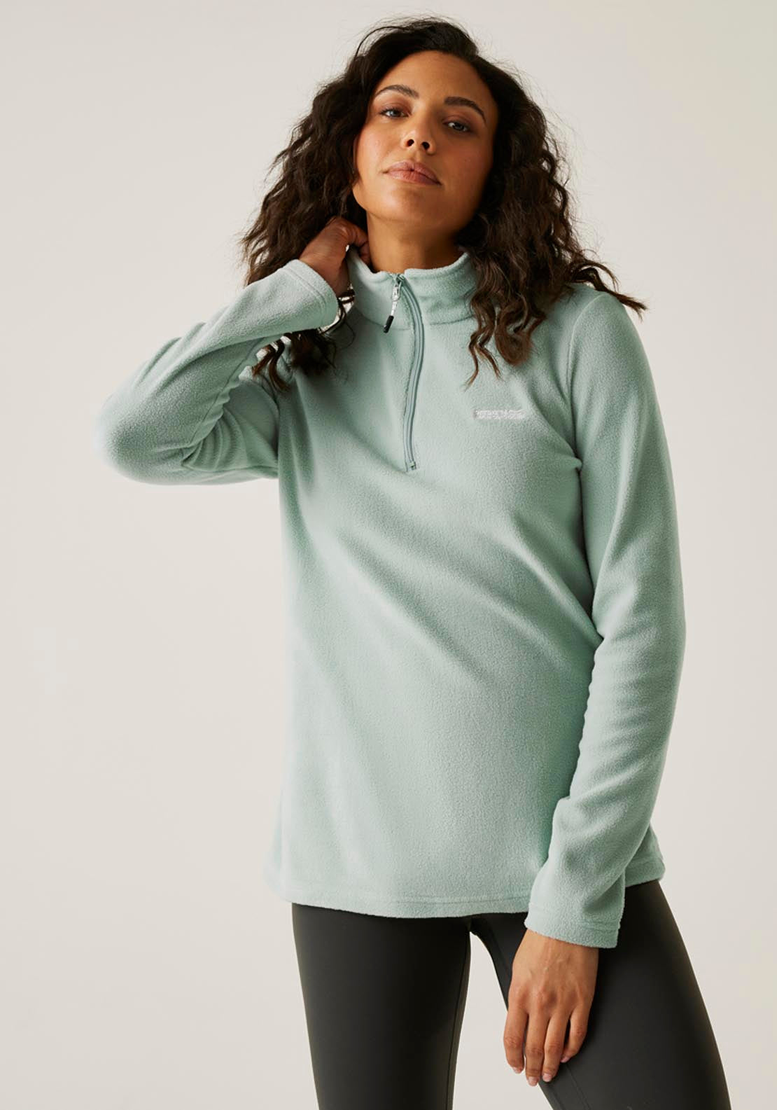 Regatta Sweethart 1/2 Zip - Green Haze 1 Shaws Department Stores