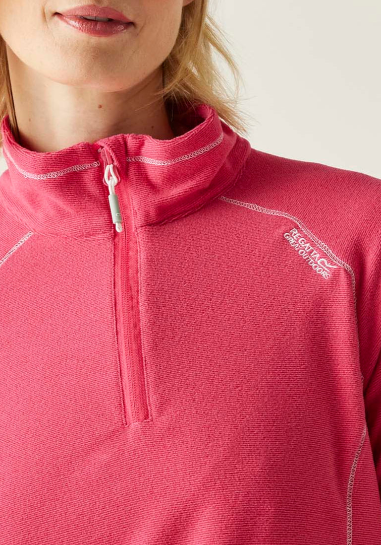 Regatta Montes Half Zip Fleece - Pink 5 Shaws Department Stores