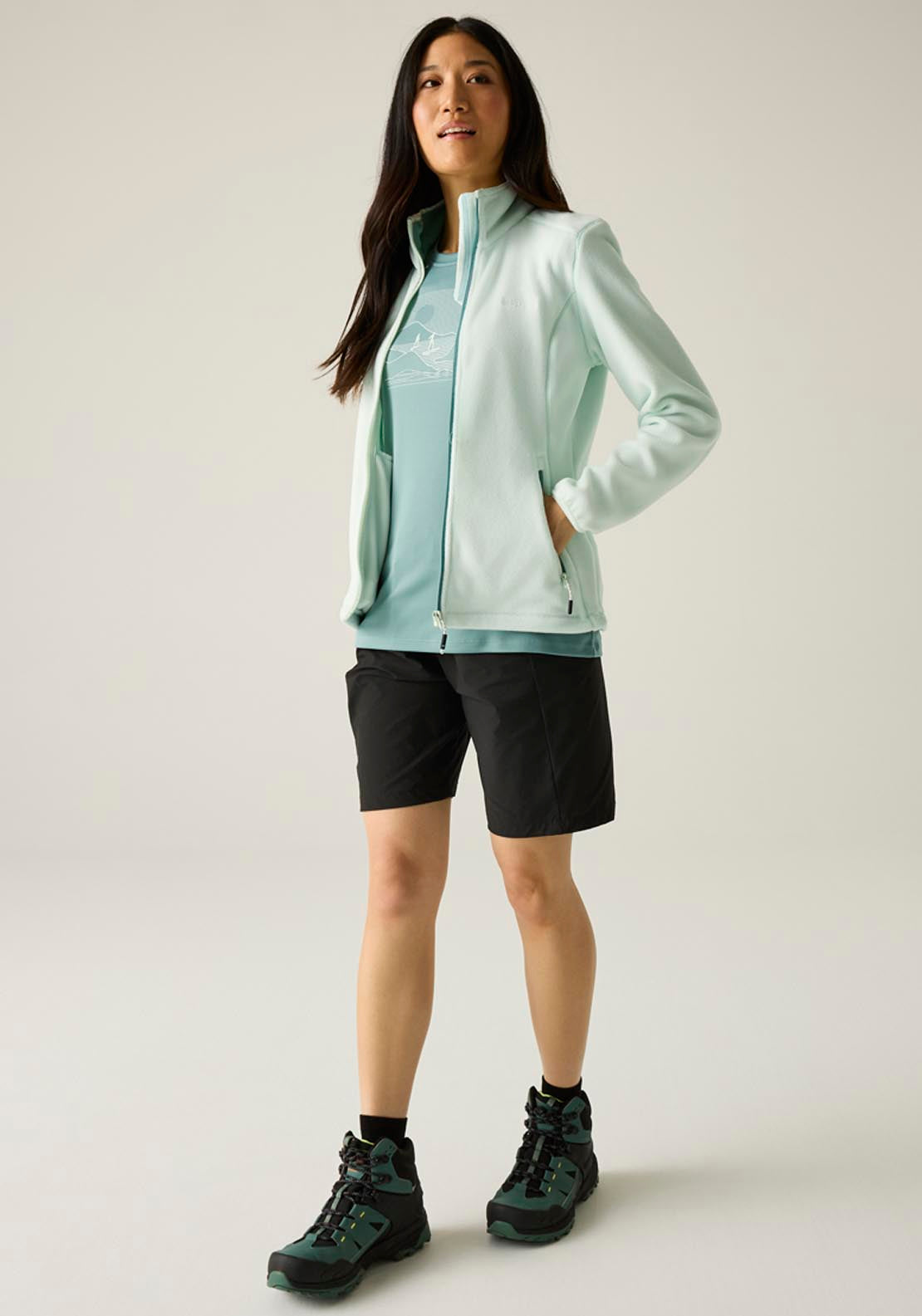 Floreo IV Full Zip Fleece - Ocean Mist