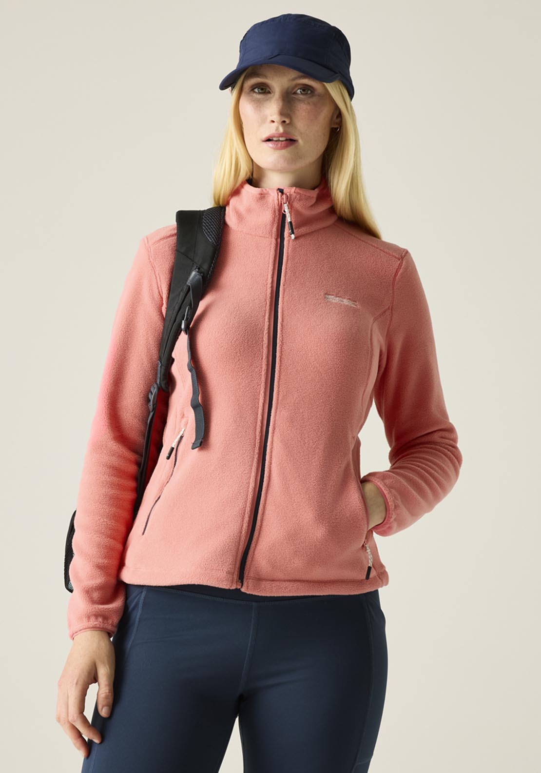 Floreo IV Full Zip Fleece - Peach / Pink