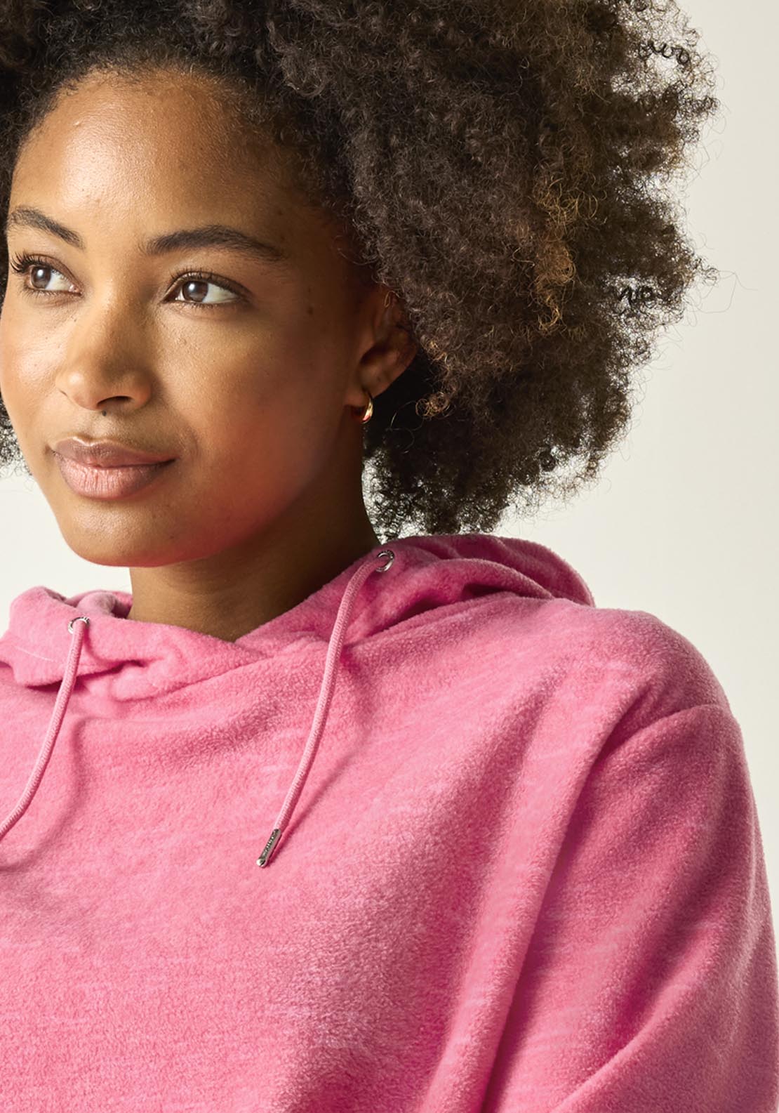 Mayse Hoody Fleece - Pink