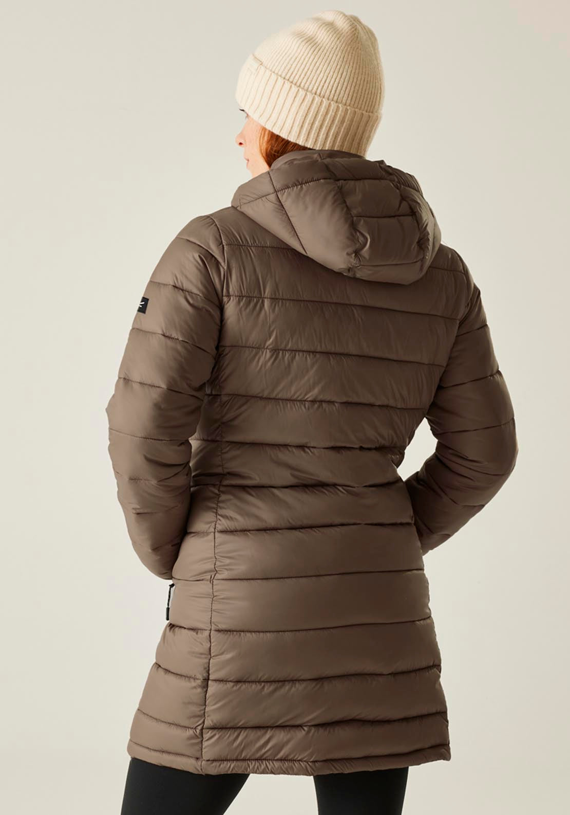Regatta Starler 3/4 Puffa Jacket - Mocha 2 Shaws Department Stores