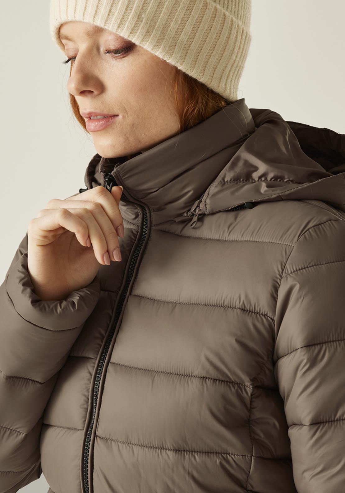 Regatta Starler 3/4 Puffa Jacket - Mocha 3 Shaws Department Stores