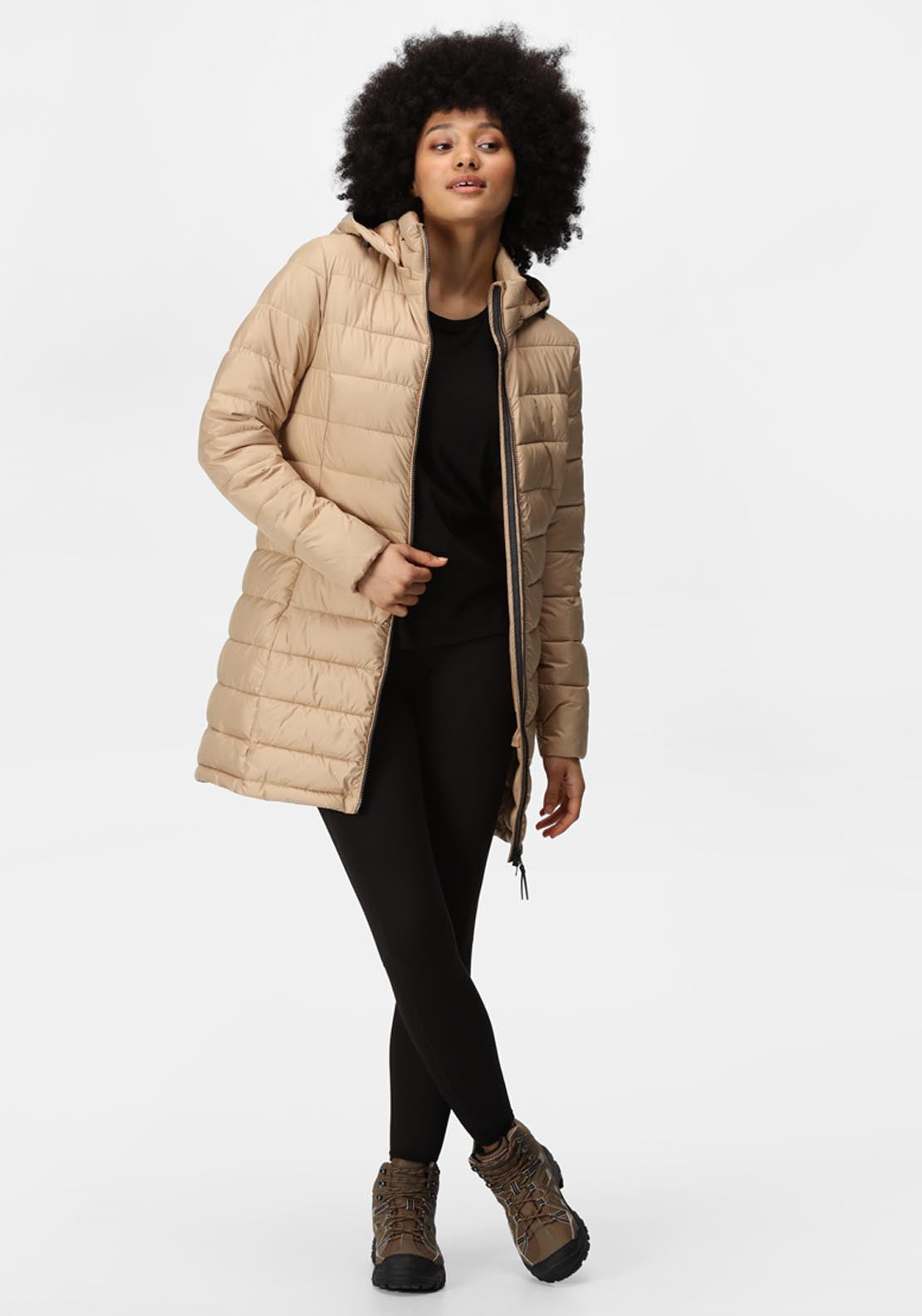 Regatta Starler 3/4 Puffa Jacket - Neutral 5 Shaws Department Stores