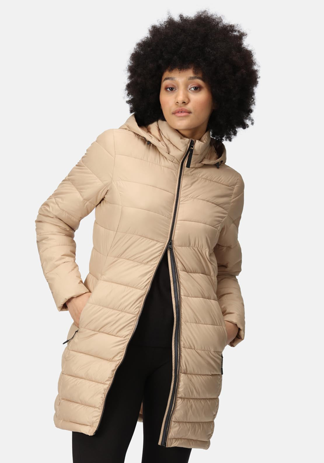 Regatta Starler 3/4 Puffa Jacket - Neutral 3 Shaws Department Stores