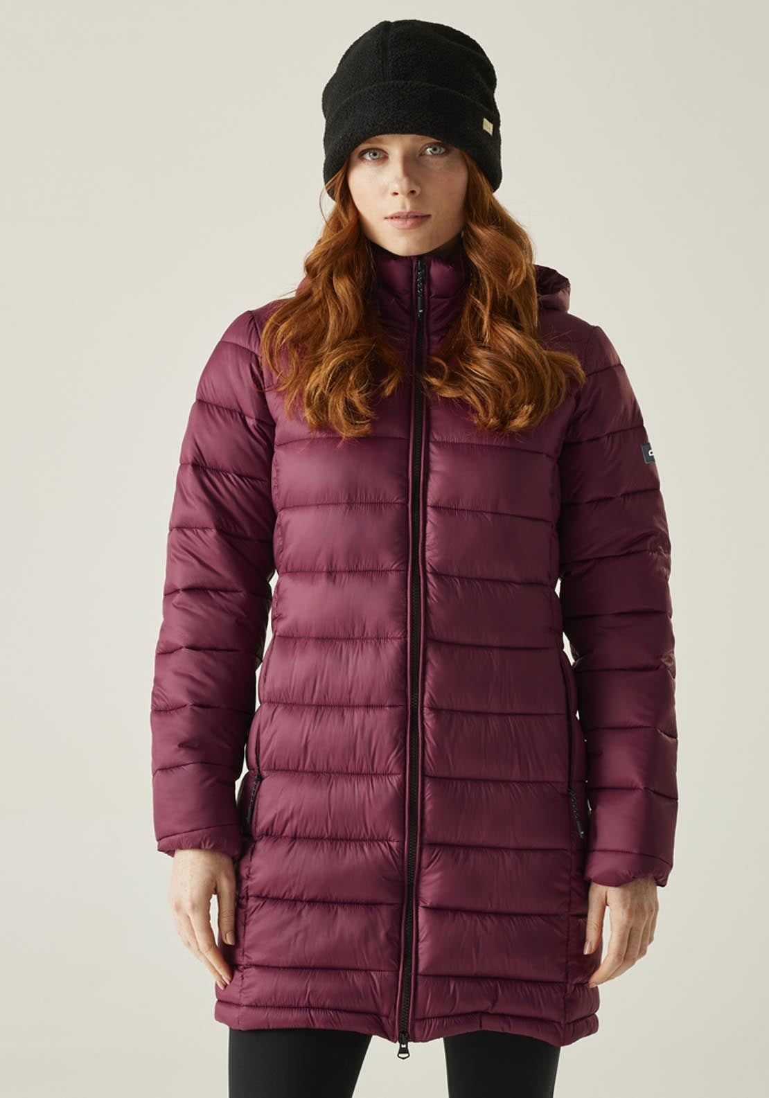 Regatta Starler 3/4 Puffa Jacket - Dark Pimento 1 Shaws Department Stores