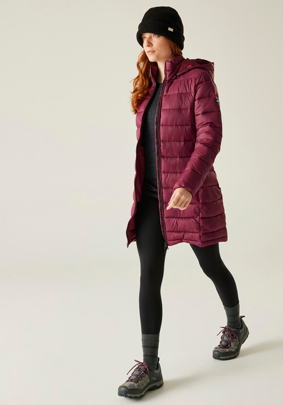Regatta Starler 3/4 Puffa Jacket - Dark Pimento 5 Shaws Department Stores