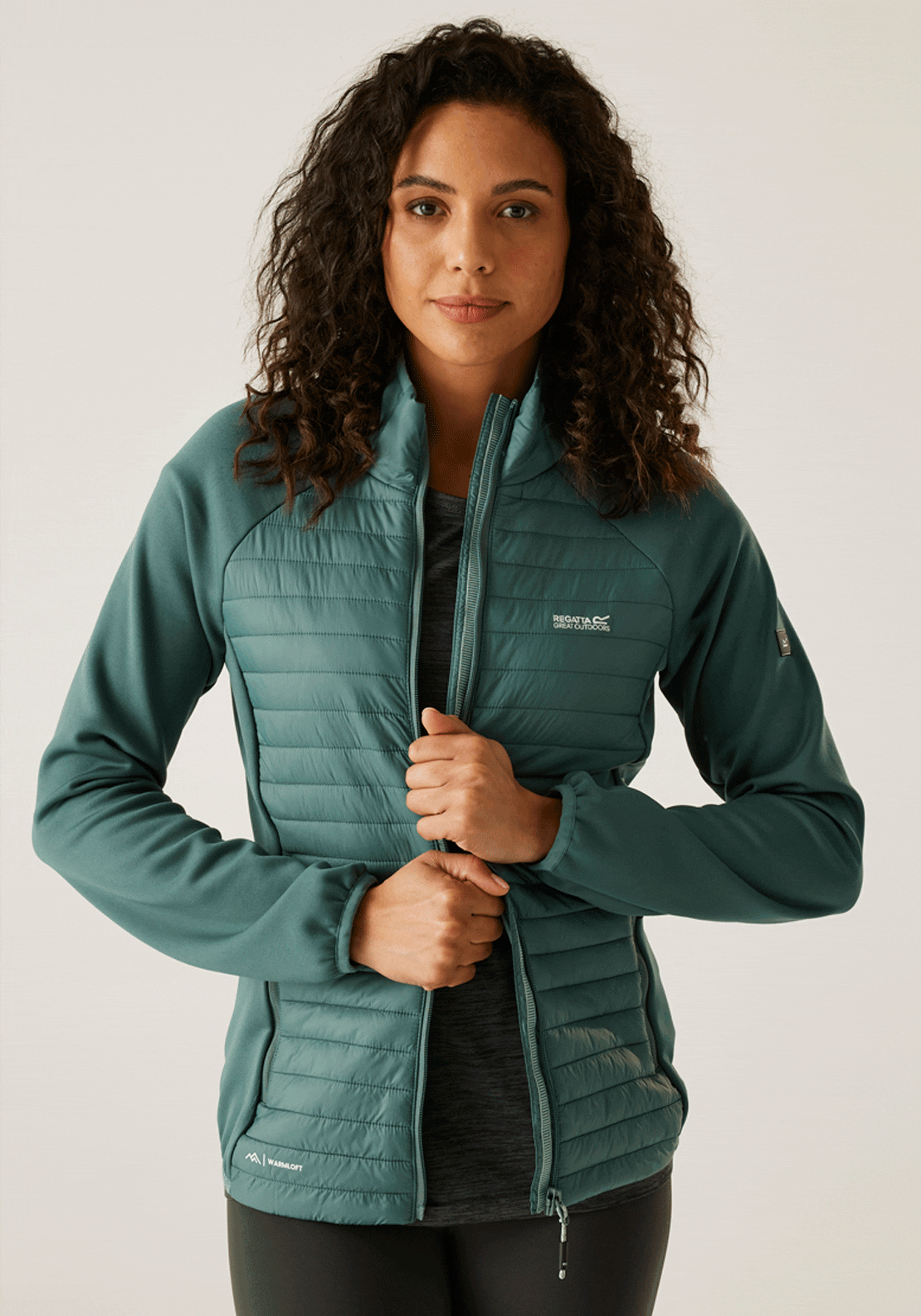 Regatta Clumber Hybrid Jacket - Spruce Green 1 Shaws Department Stores