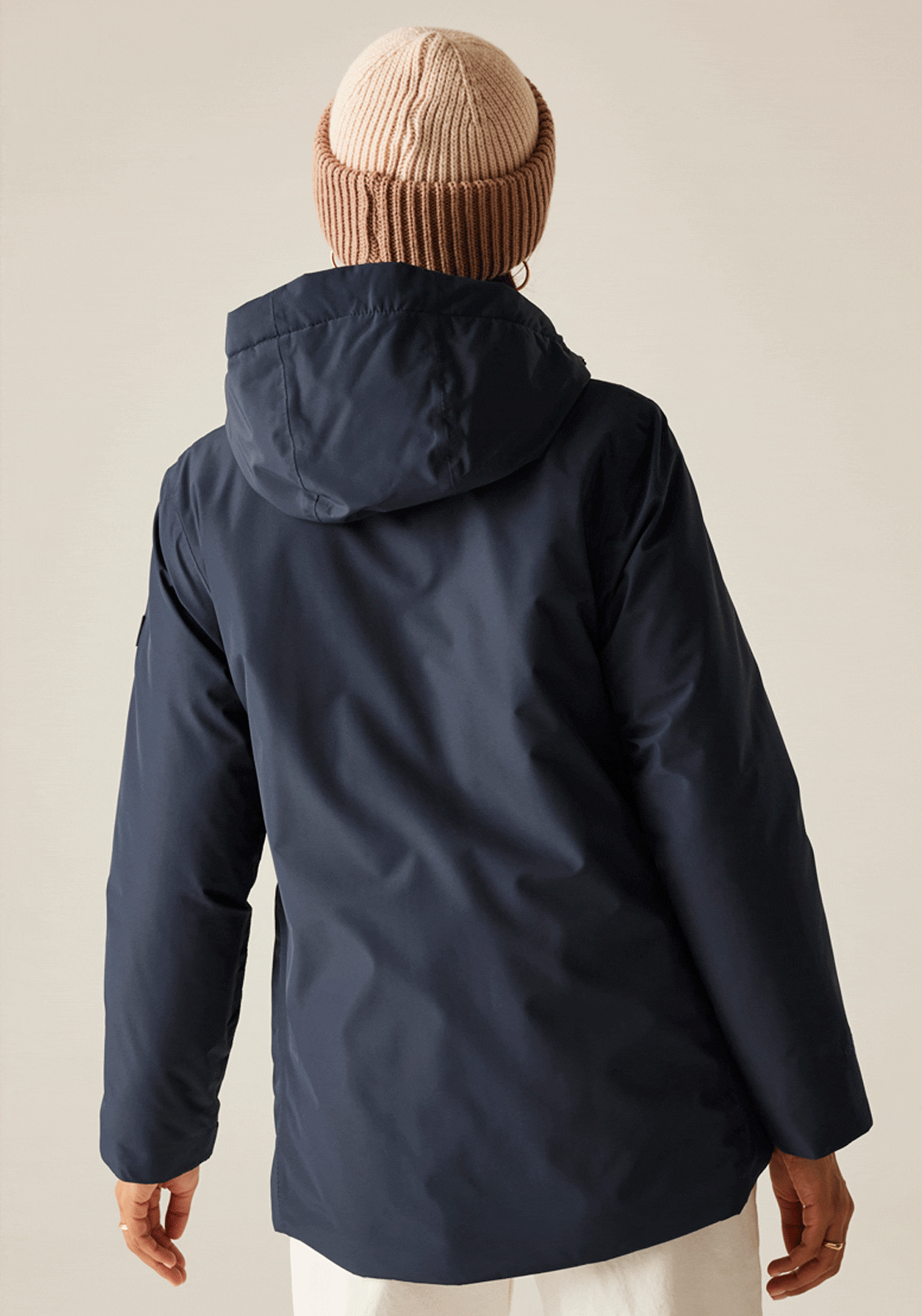 Regatta Melane Waterproof Jacket - Navy black 2 Shaws Department Stores