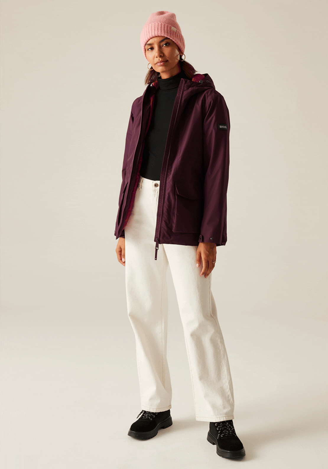 Regatta Melane Waterproof Jacket - Fig dkceris 6 Shaws Department Stores