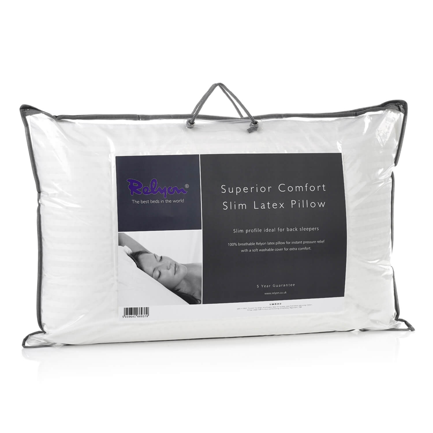 Relyon Natural Superior Comfort Slim Latex Pillow 1 Shaws Department Stores
