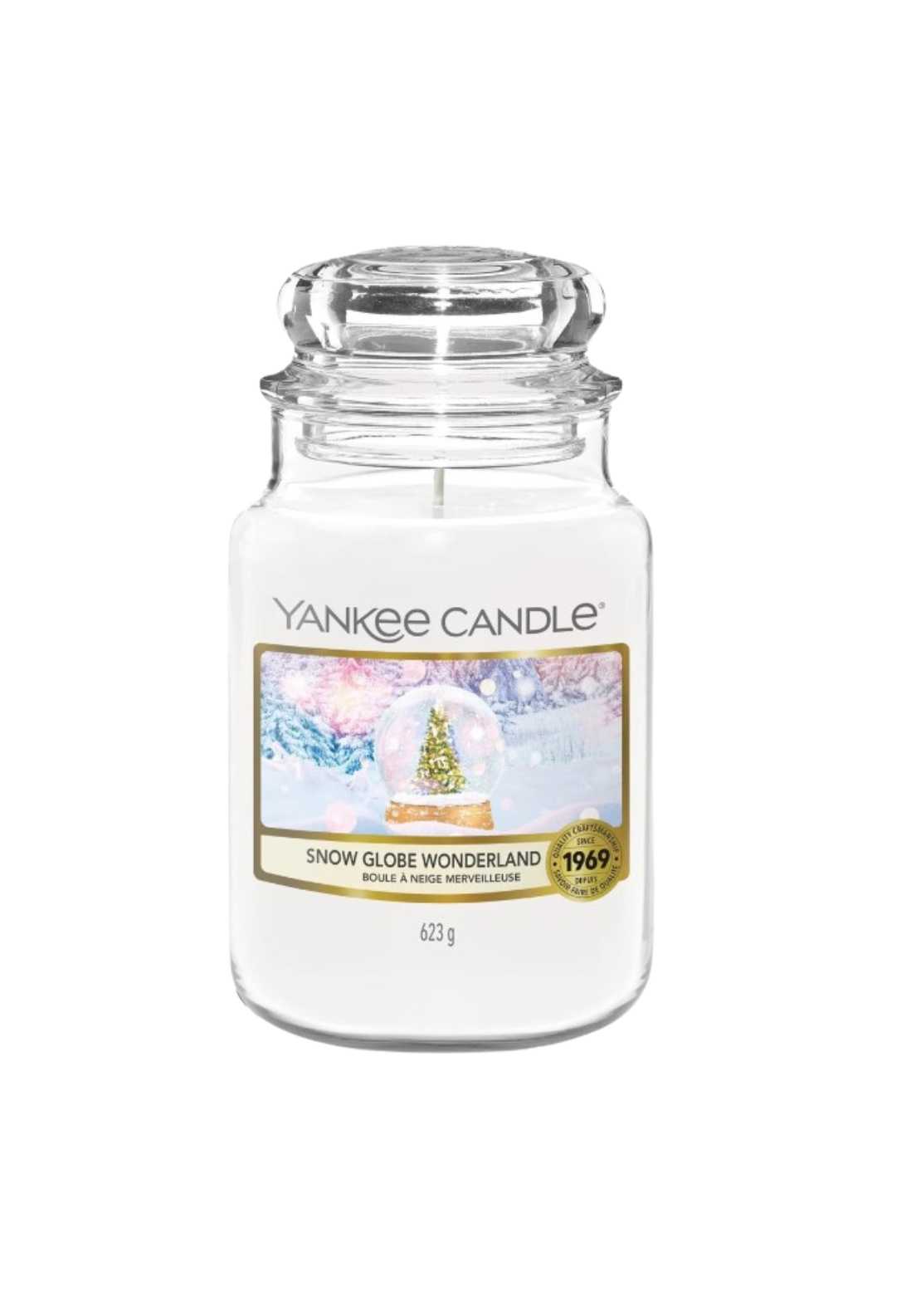 Yankee Candles Snow Globe Wonderland Large Candle 1 Shaws Department Stores