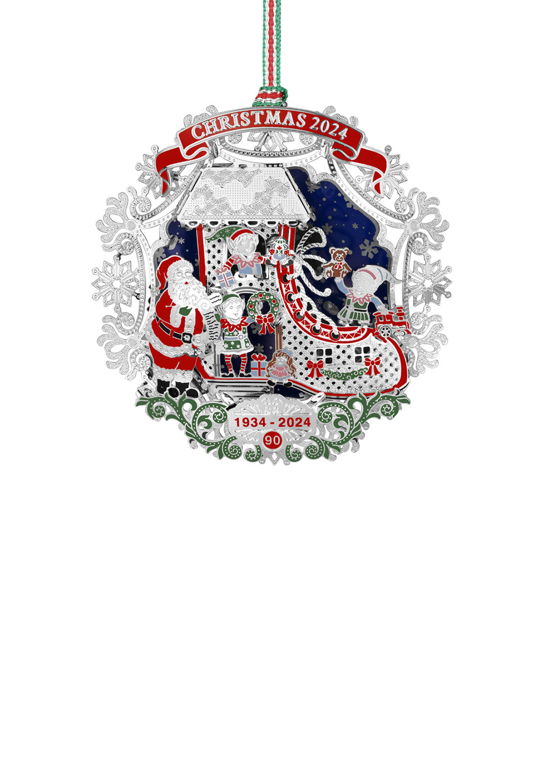Newbridge Silverware 2024 Christmas Collectible Tree Decoration 1 Shaws Department Stores