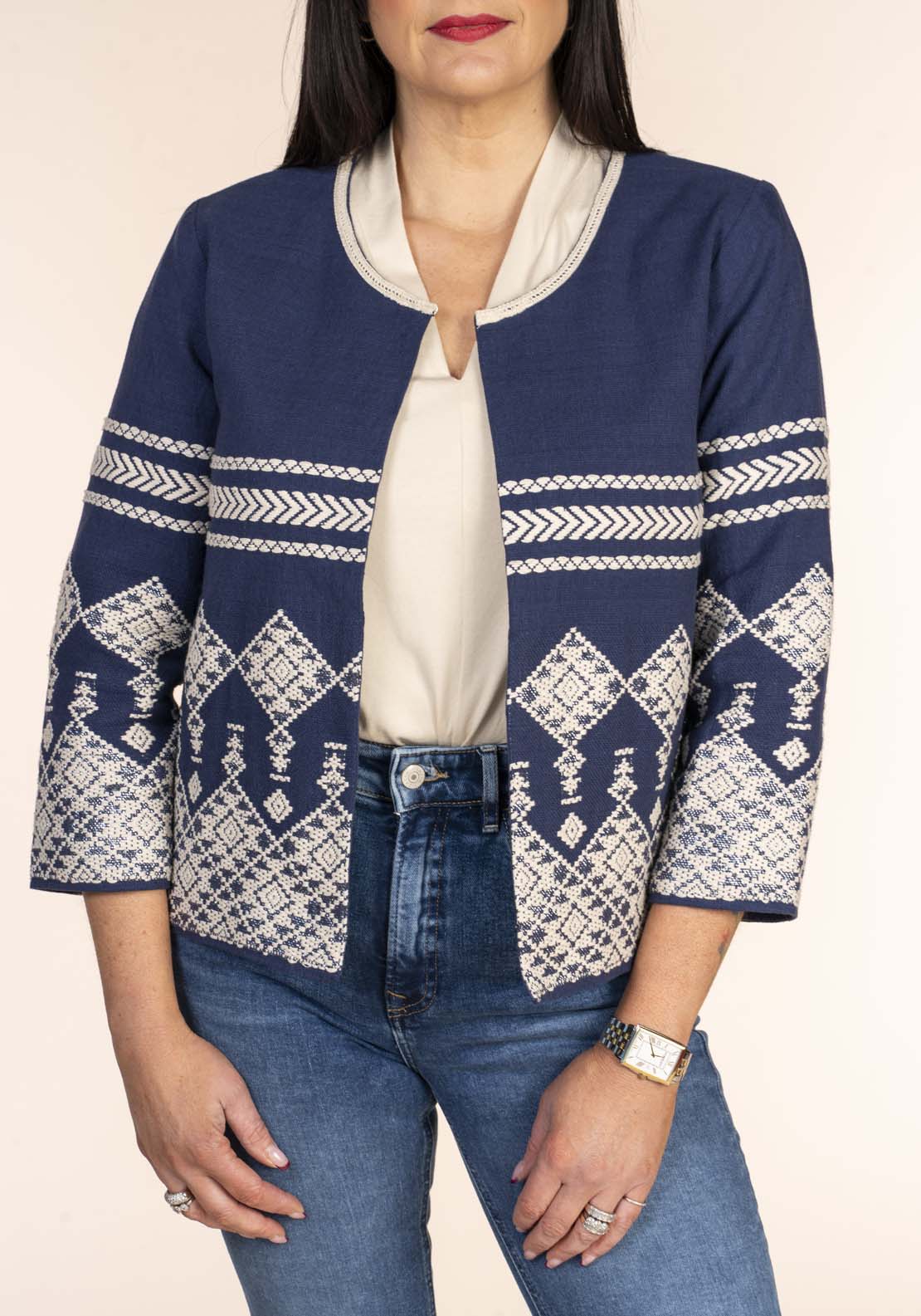 Tea Lane Embroidered Jacket 3 Shaws Department Stores