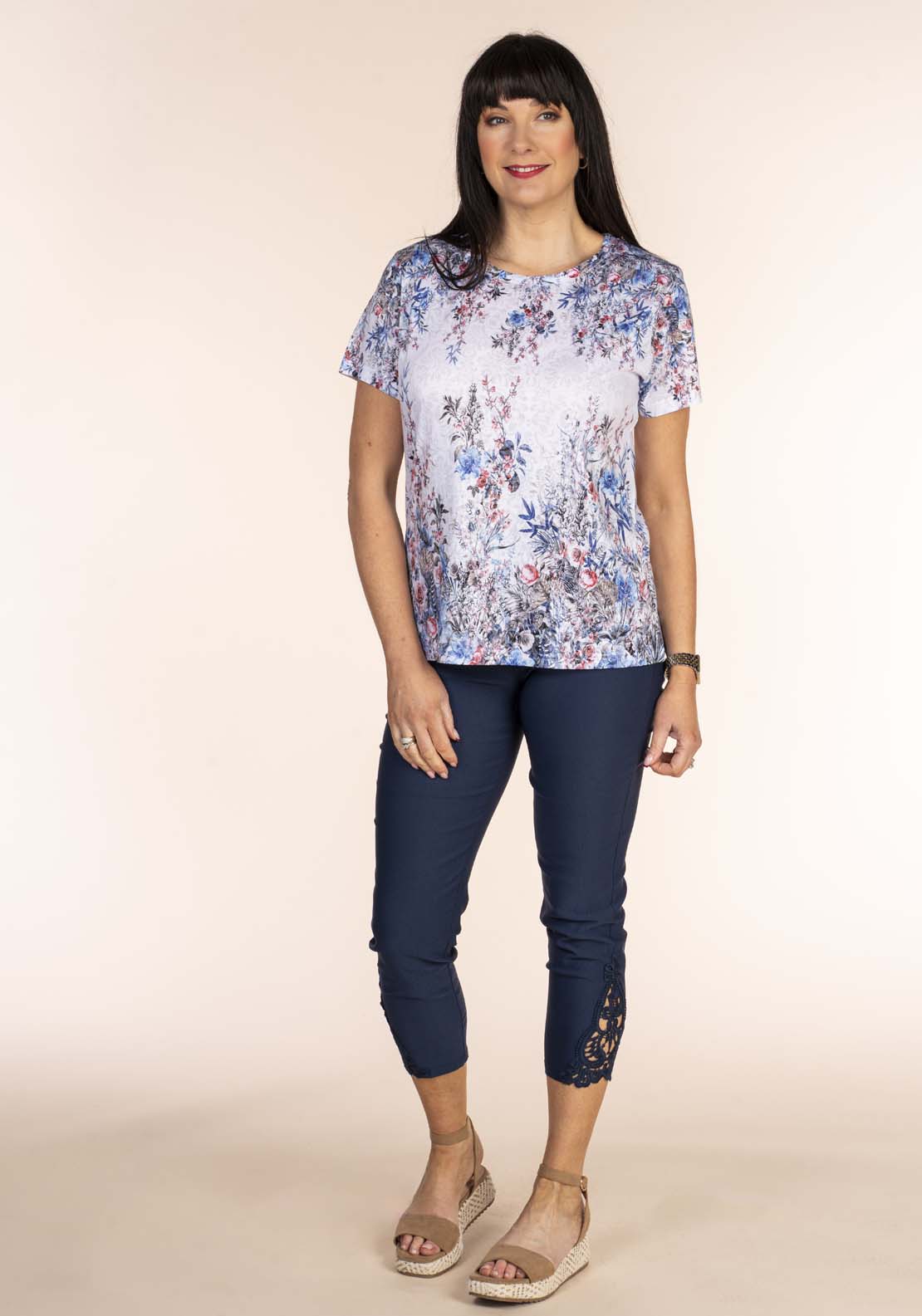 Tea Lane Floral Creeper Tee 1 Shaws Department Stores