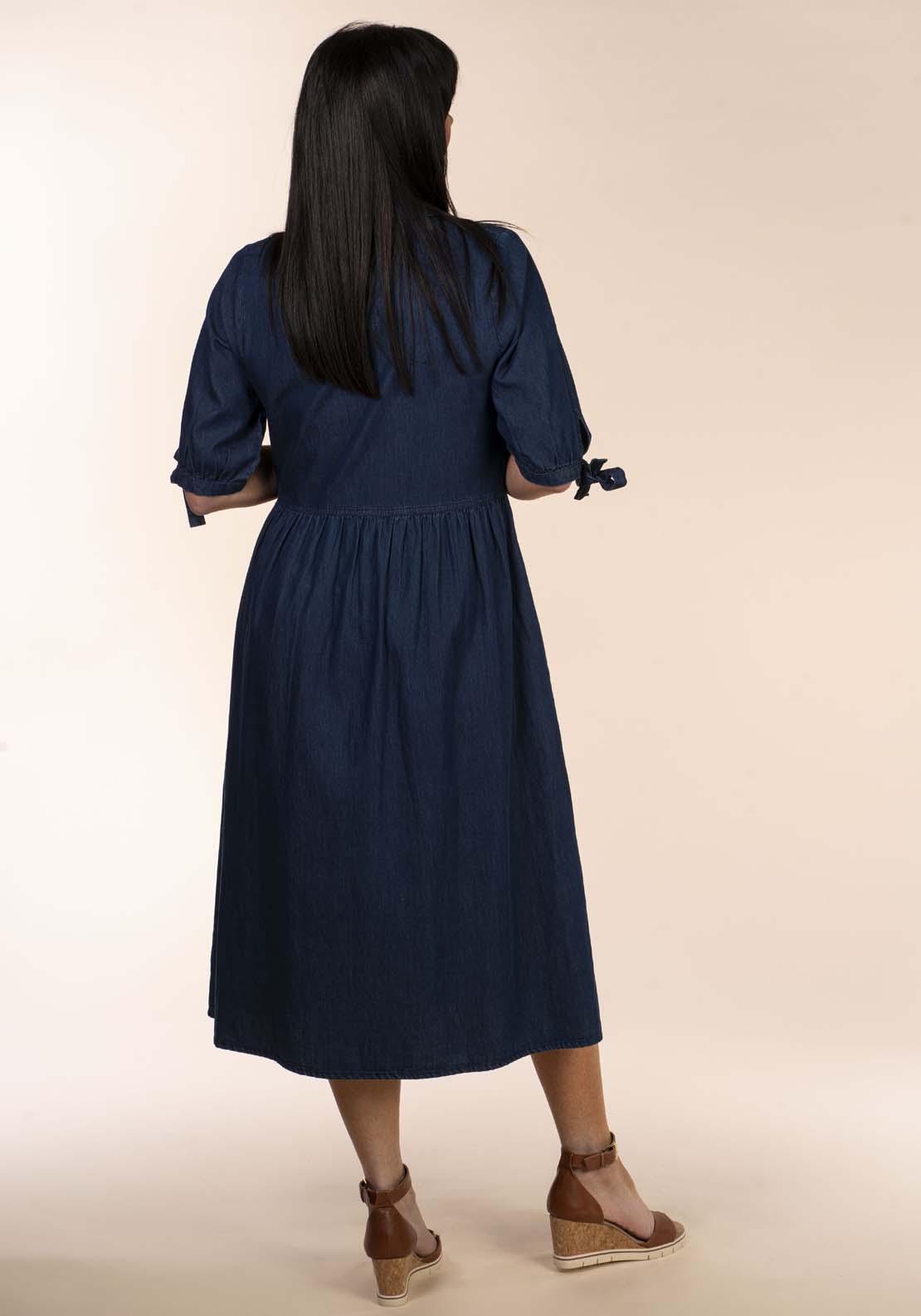 Tea Lane Denim Dress 4 Shaws Department Stores