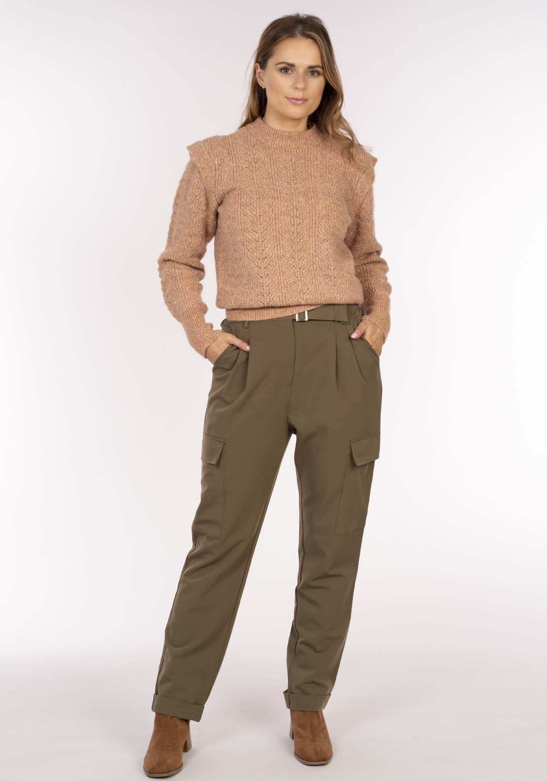 Naoise Cargo Suiting Pant - Green 4 Shaws Department Stores