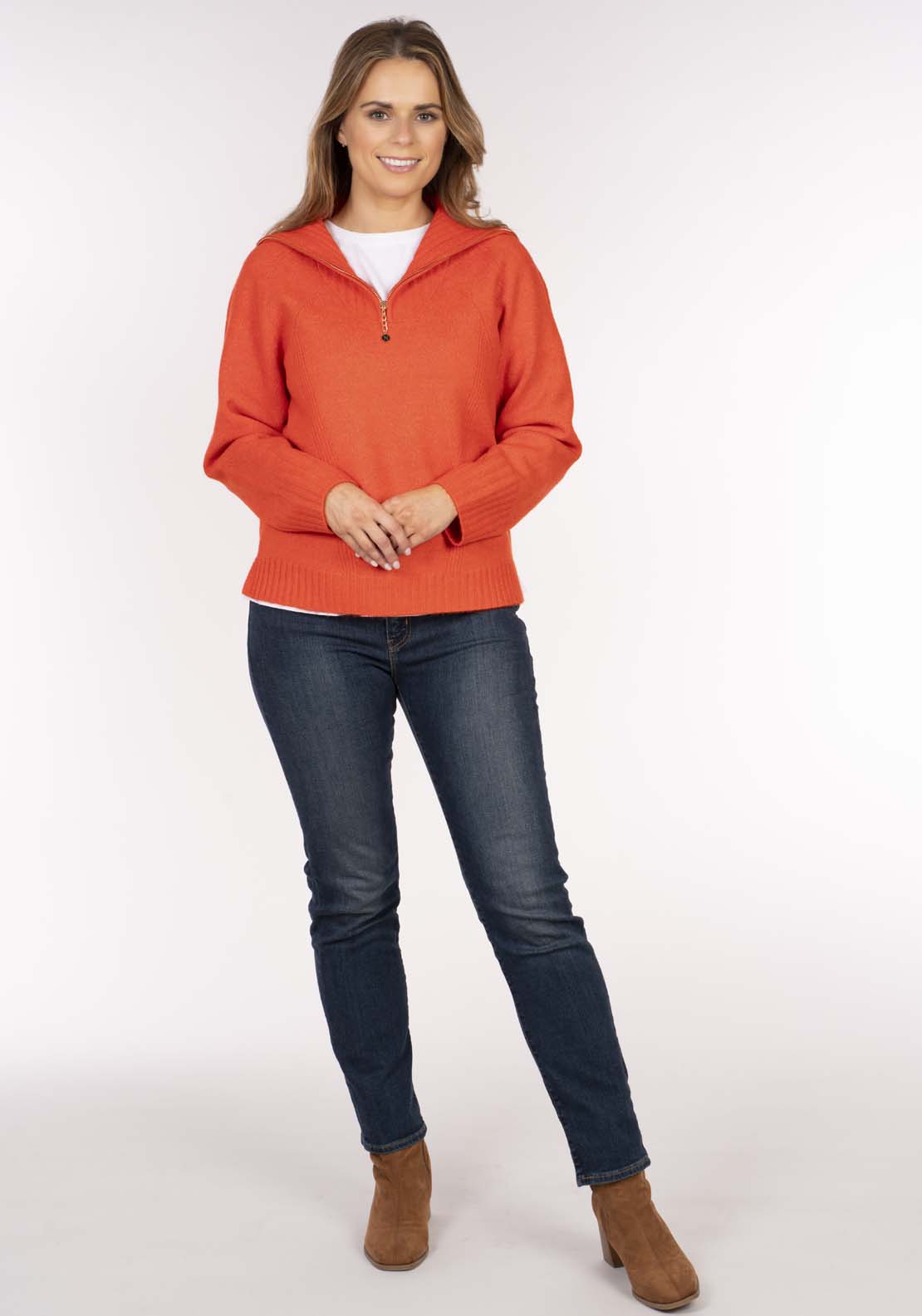 Naoise 1/2 Zip Sweater - Blaze 6 Shaws Department Stores