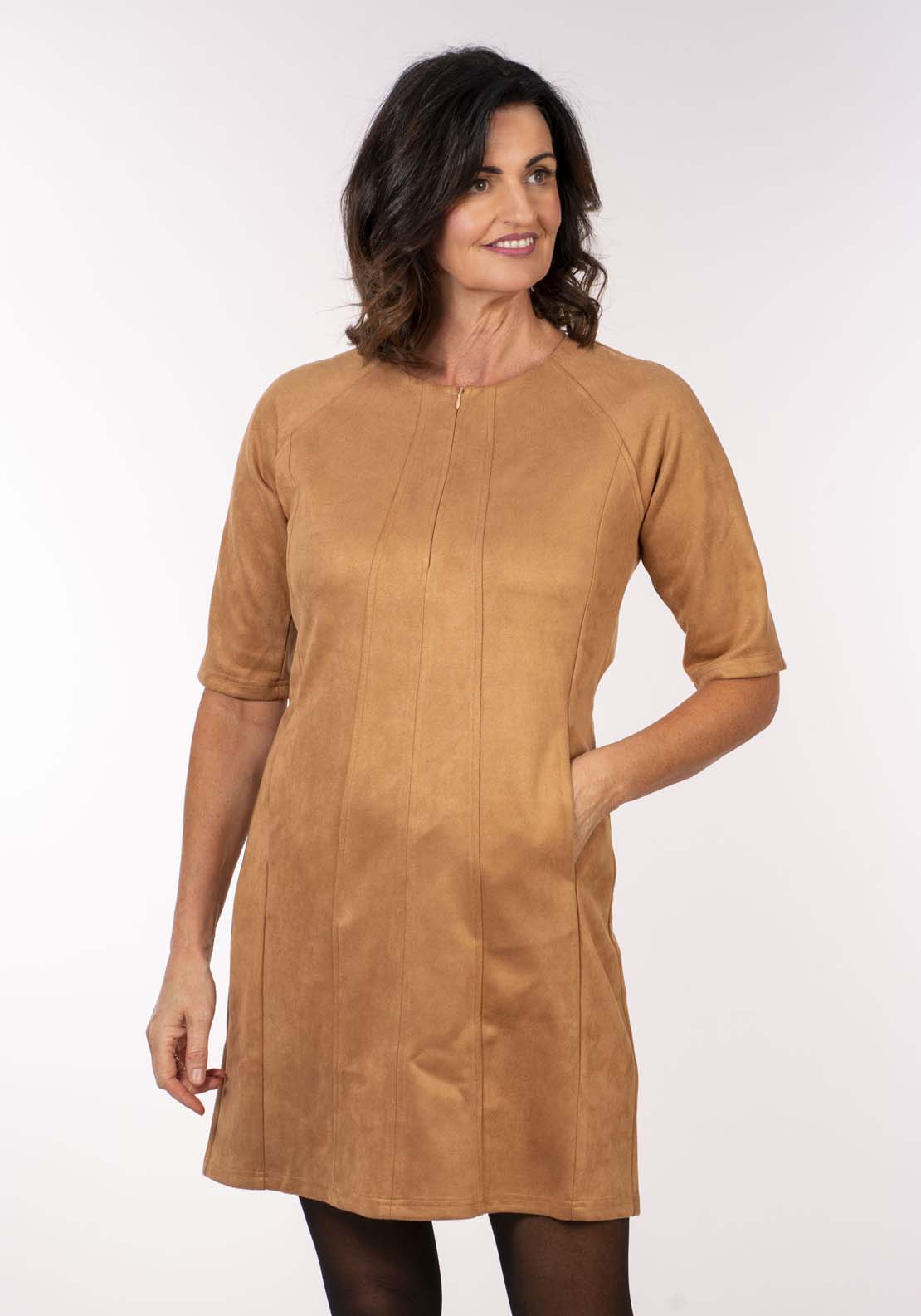 Naoise Suede Dress - Suede 2 Shaws Department Stores