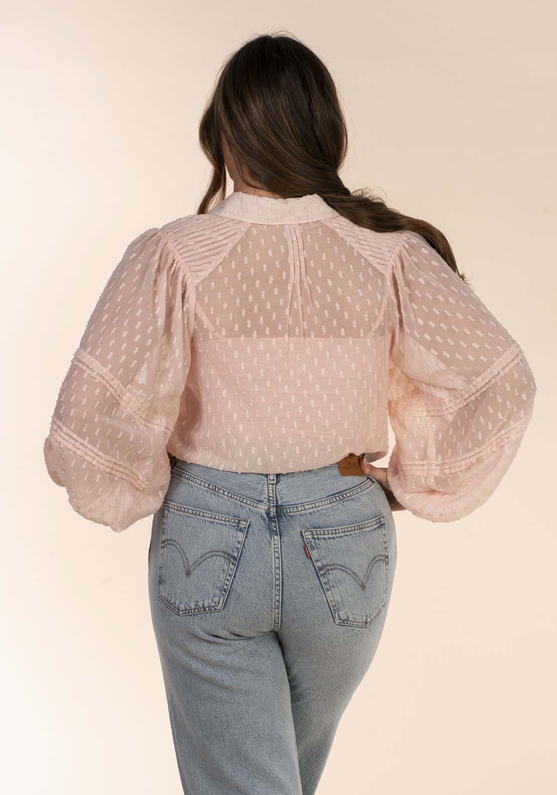 Naoise Olivia Blouse - Pink 5 Shaws Department Stores